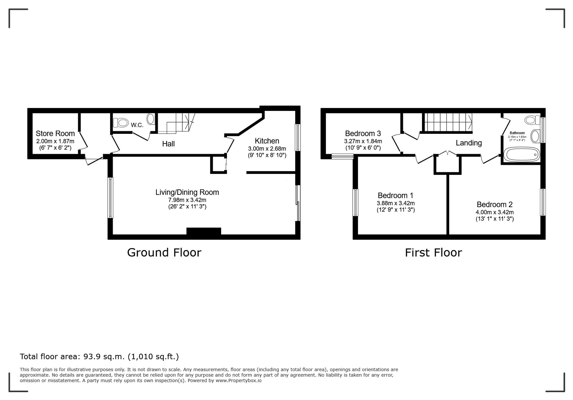 25 Edrich Road, Crawley floorplan