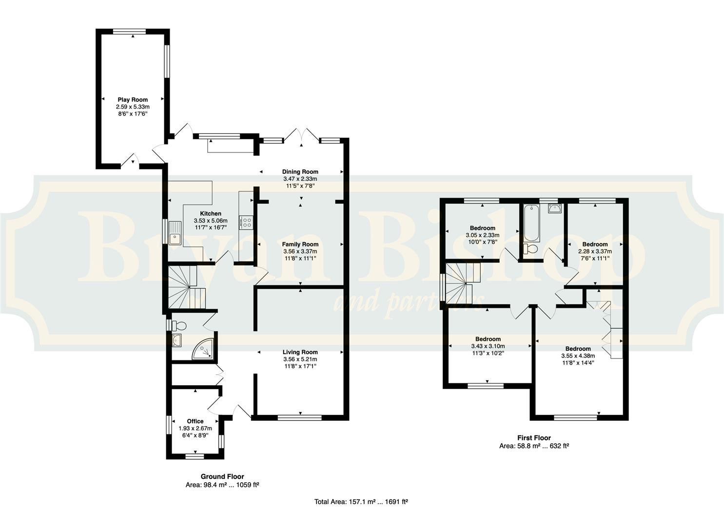 20, St. Ives Close, Welwyn floorplan
