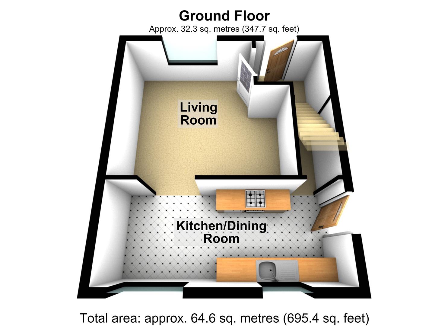 47, Graham Road, Blacon floorplan