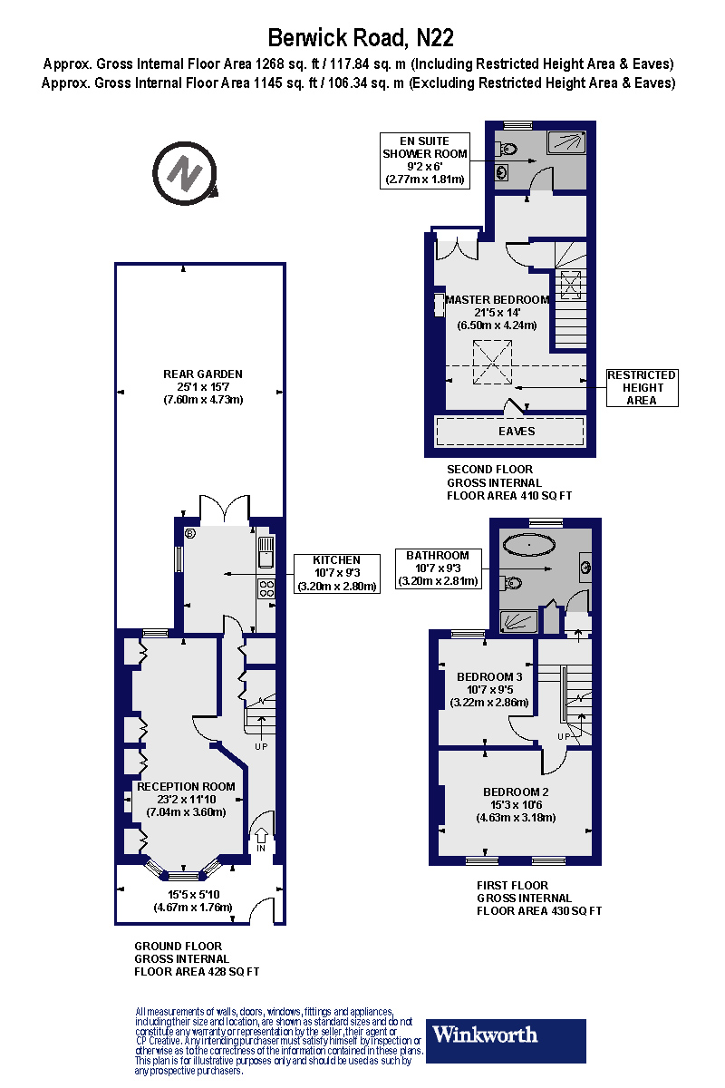 7, Berwick Road, London floorplan