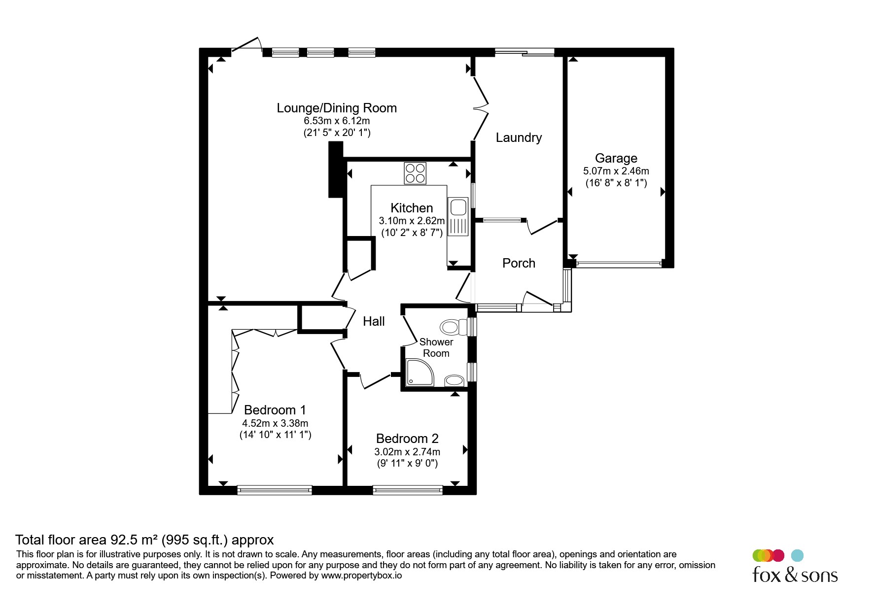 103, Burton Road, Eastbourne floorplan