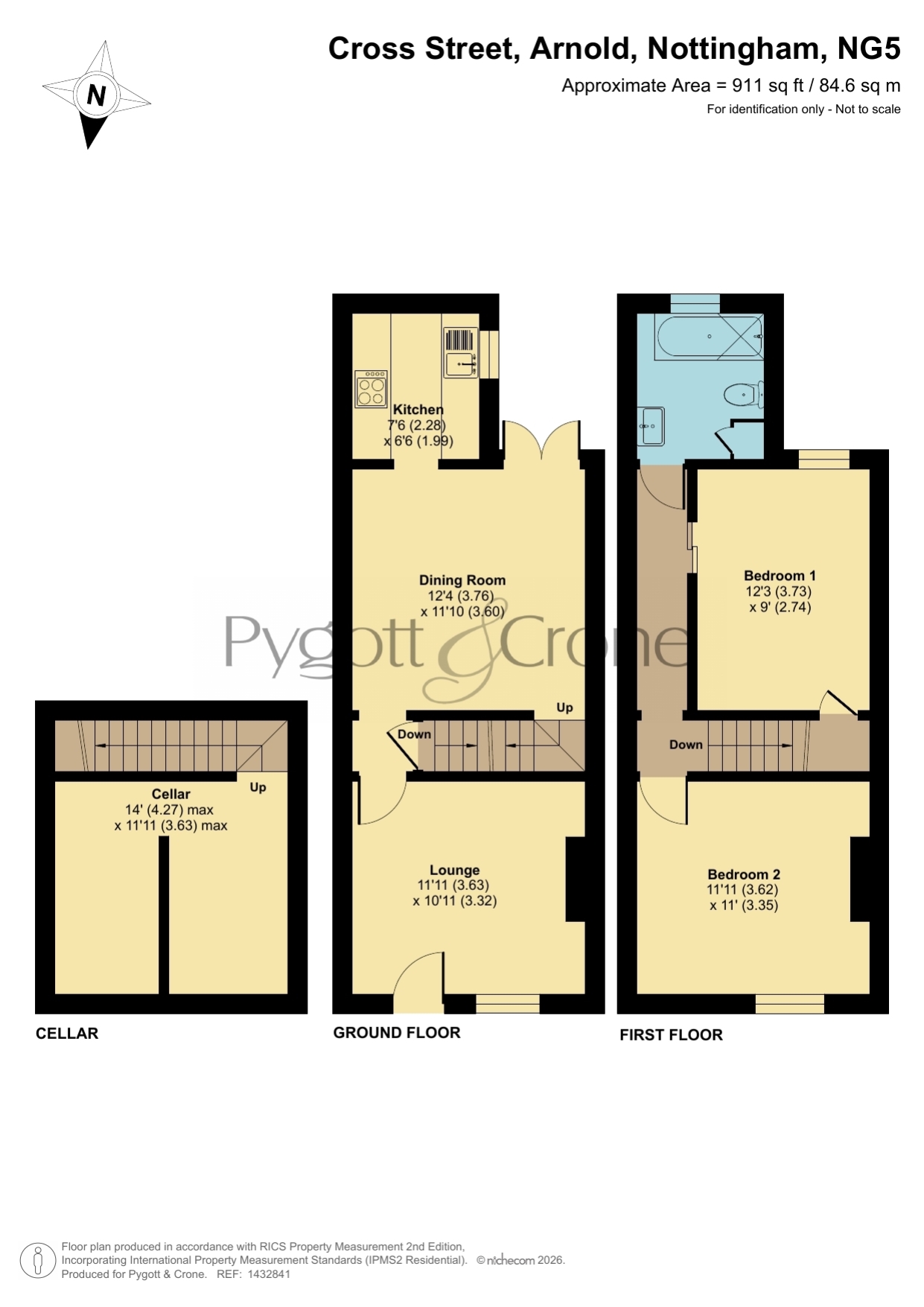 79, Cross Street, Nottingham floorplan