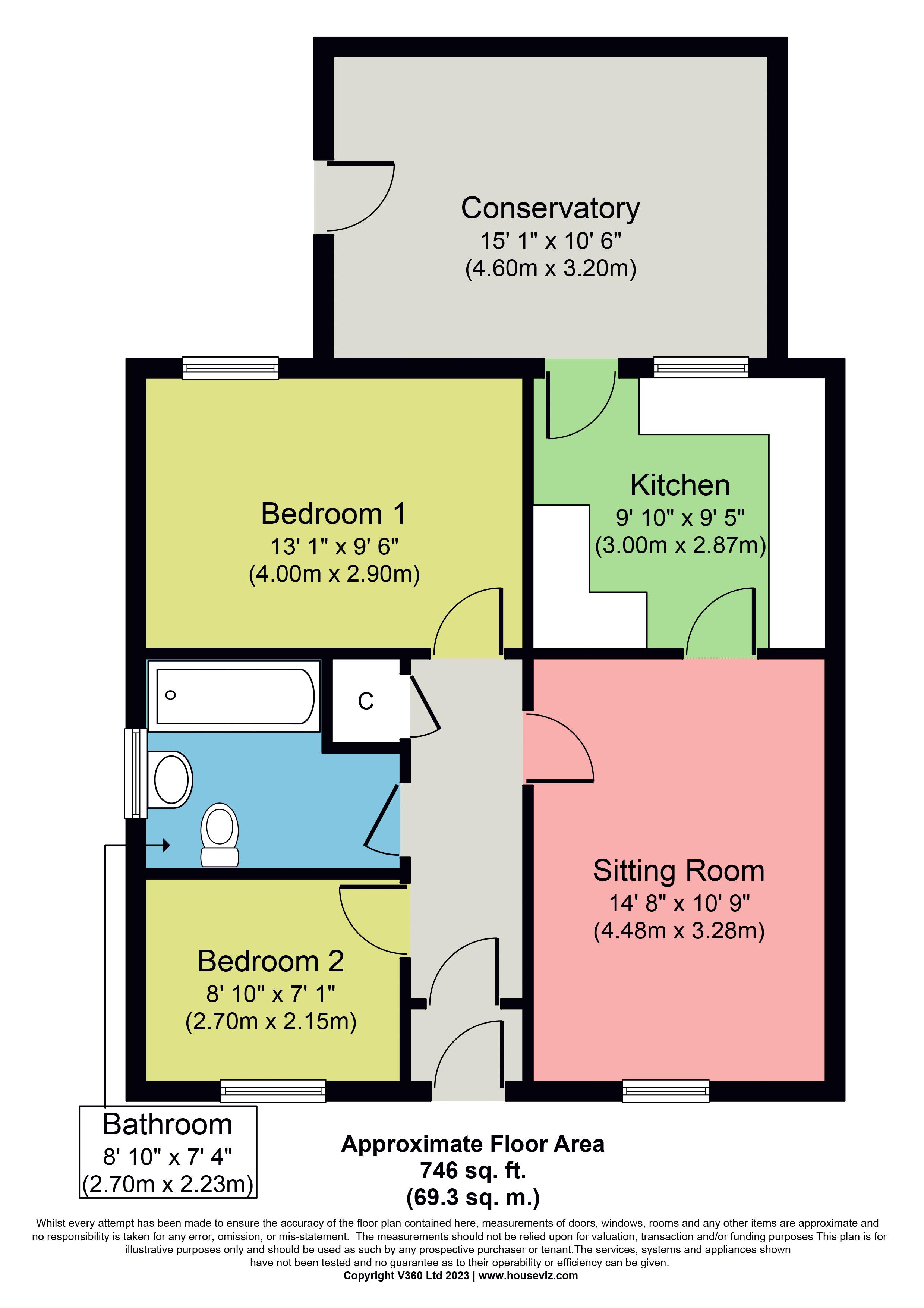 24 Willow Court, Recreation Road, Pickering floorplan