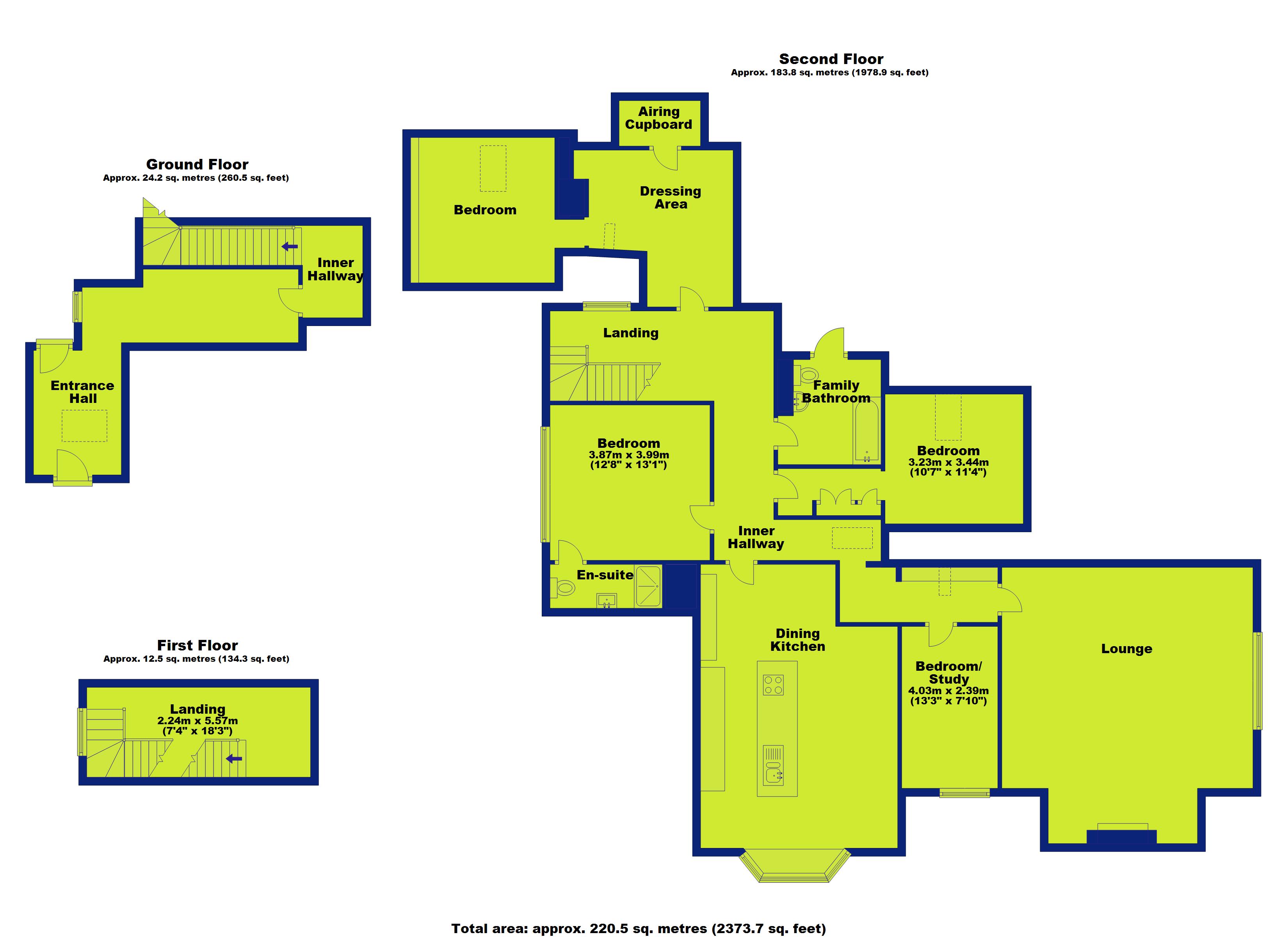 Flat C Redcliffe House, 33, Cavendish Road East, Nottingham floorplan