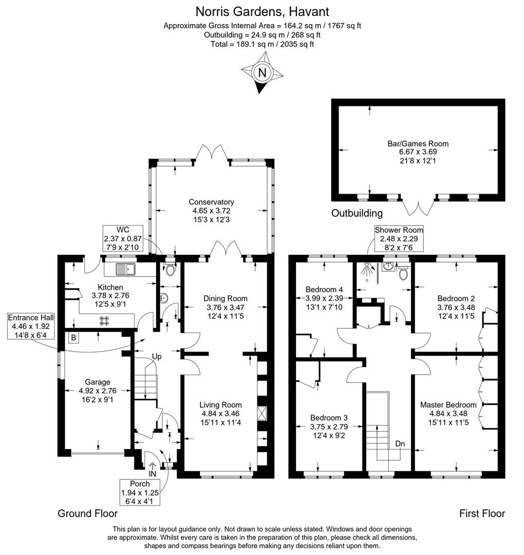 7, Norris Gardens, Havant floorplan