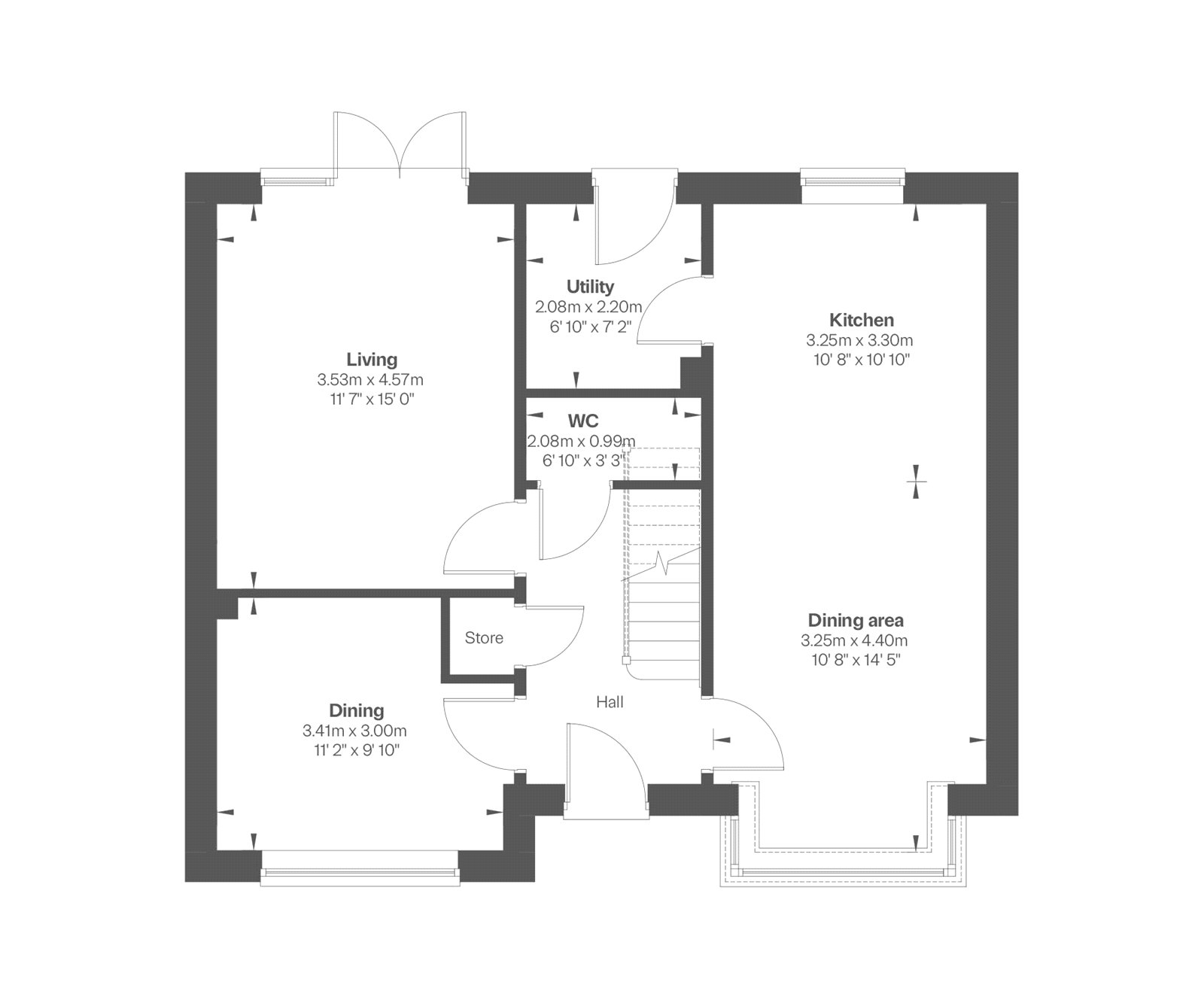 Home 14,, Willow Rise, Shrewsbury floorplan
