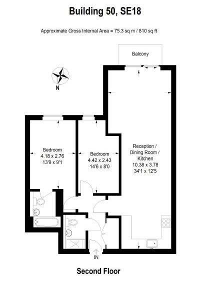 2 Bedrooms Flat to rent in Argyll Road, London SE18