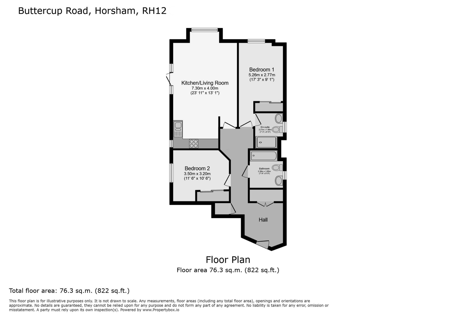 Apartment 6, Buttercup Road, HORSHAM floorplan