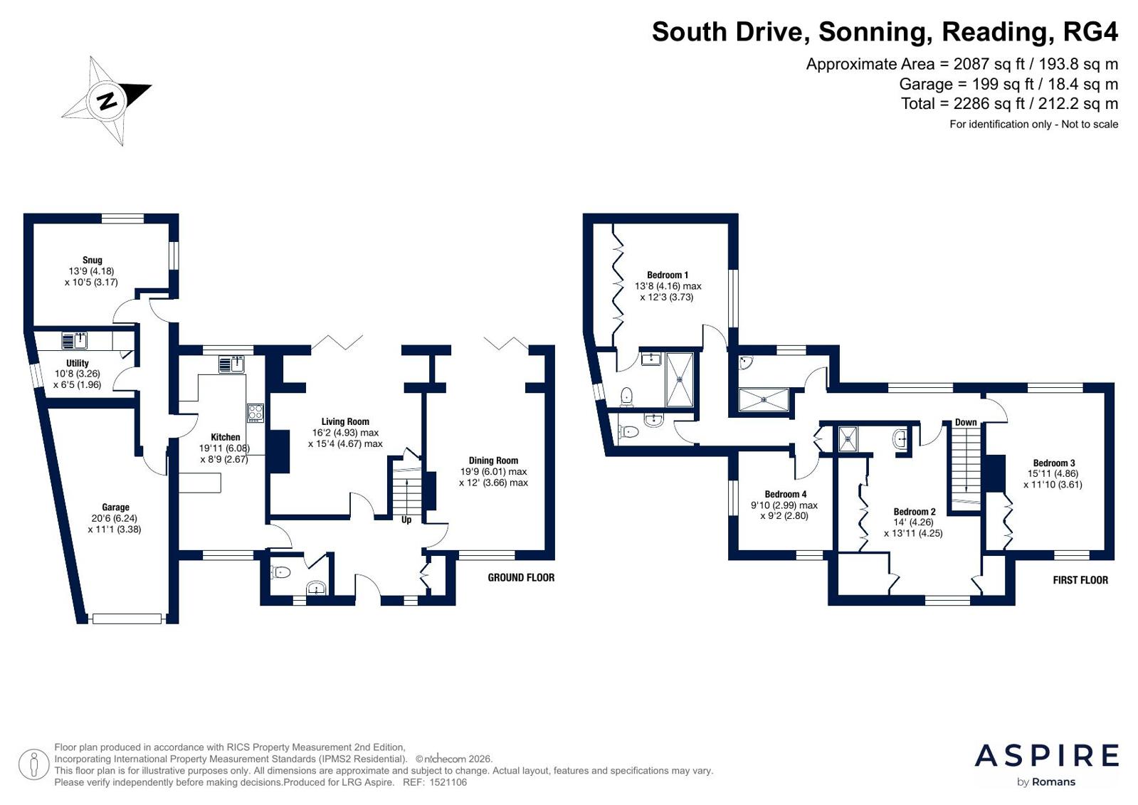 4, South Drive, Reading floorplan