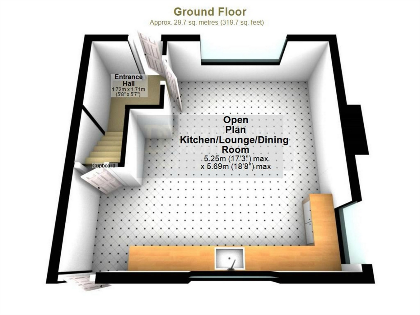 Derby Road, Swanwick, Alfreton, Derbyshire DE55, 2 bedroom end terrace house for sale 54387758