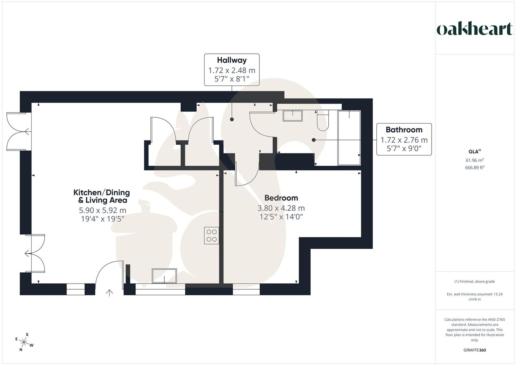 17 Brigadier House Captain Gardens, Colchester floorplan