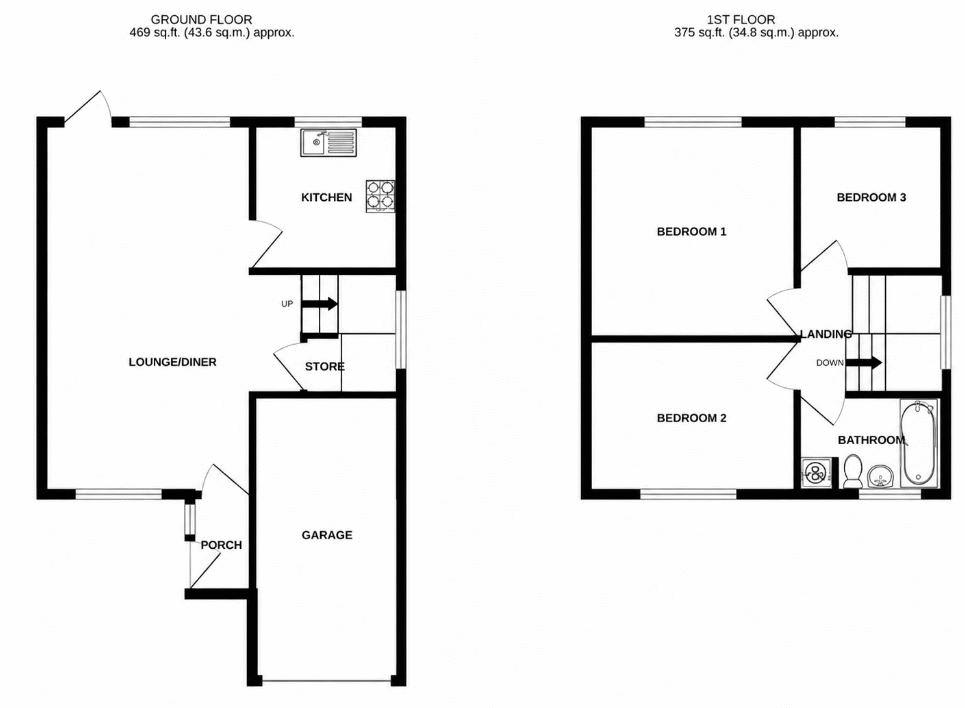 2, Lambert Drive, Burntwood floorplan