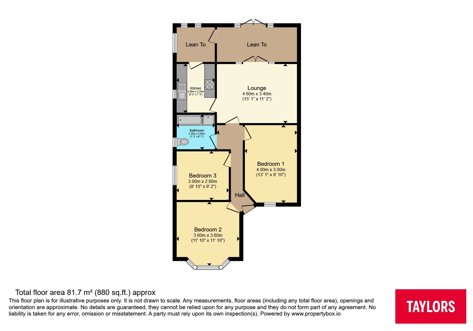 55, Abingdon Road, Bedfordshire floorplan