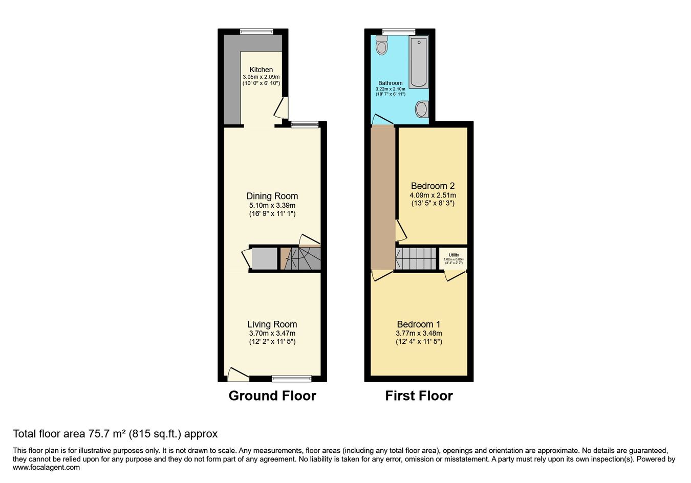 53, Duke Street, Chesterfield floorplan