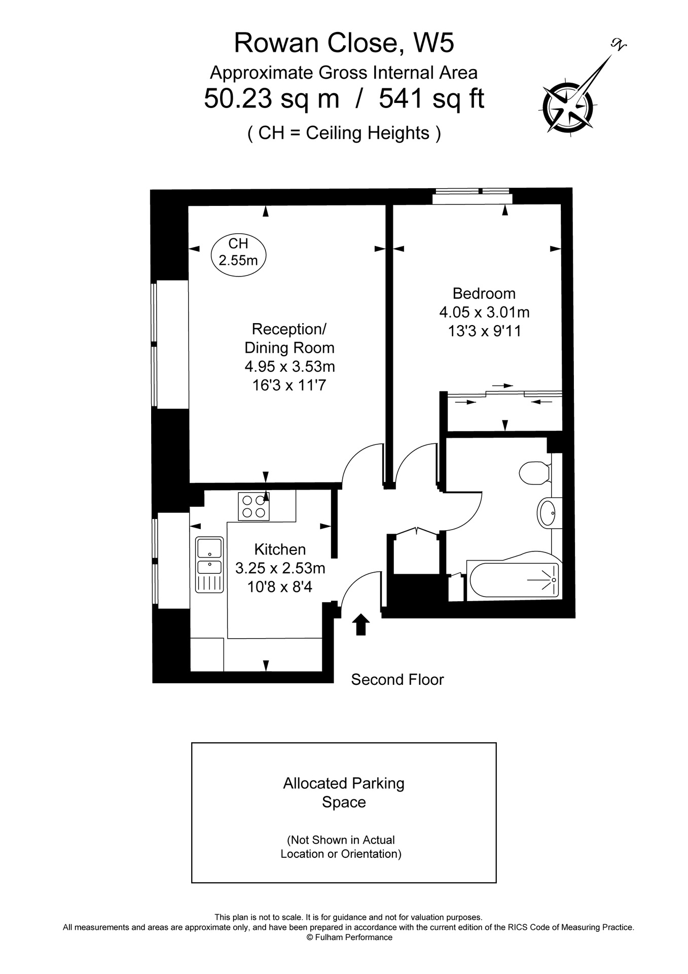 52 Rowan Close, Ealing floorplan