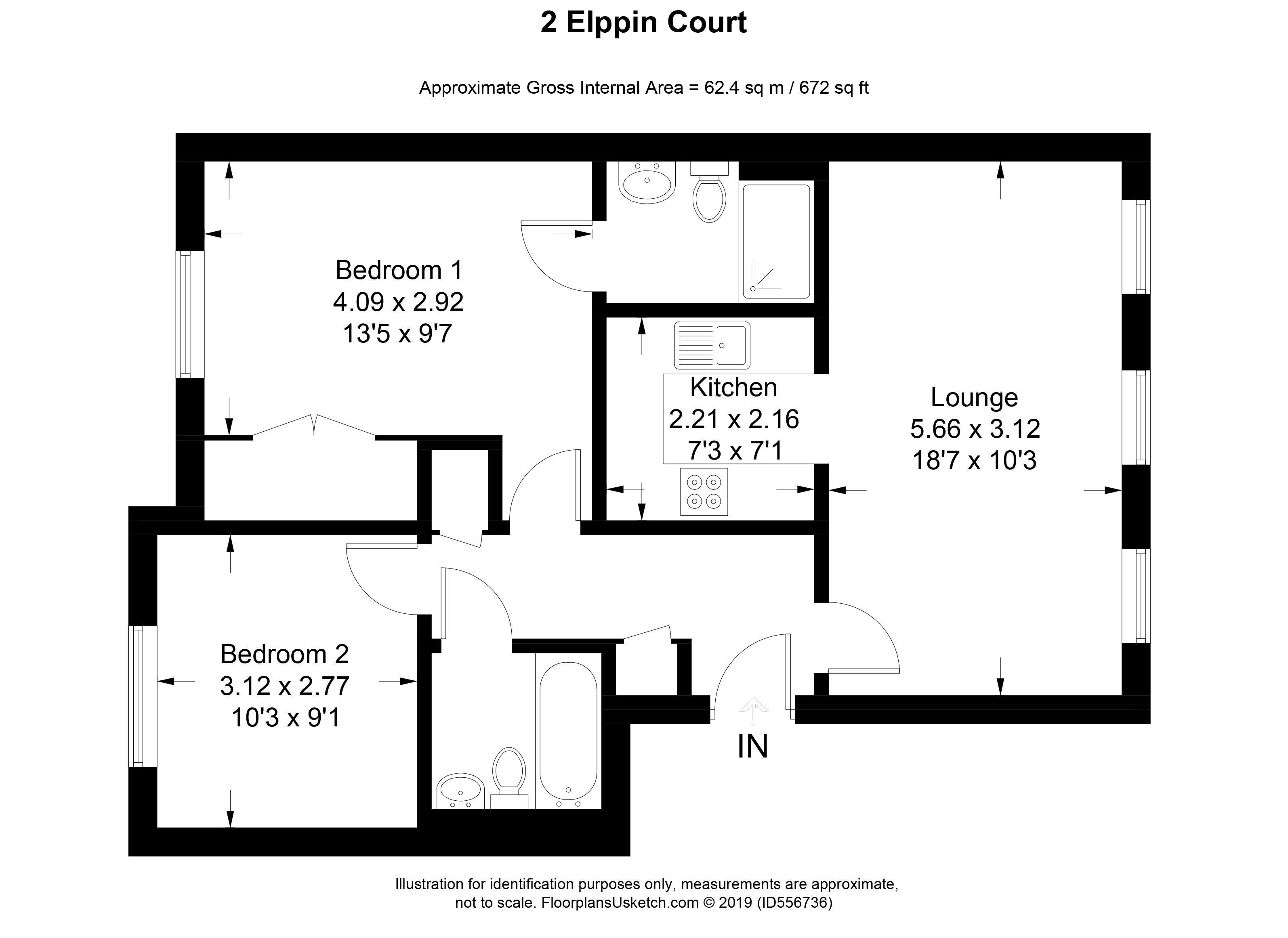 2 Bedrooms Flat for sale in Park Lane, Broxbourne EN10