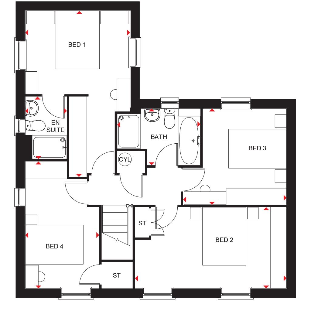 New Home 4 Bed Detached House For Sale In Avondale At Main Road