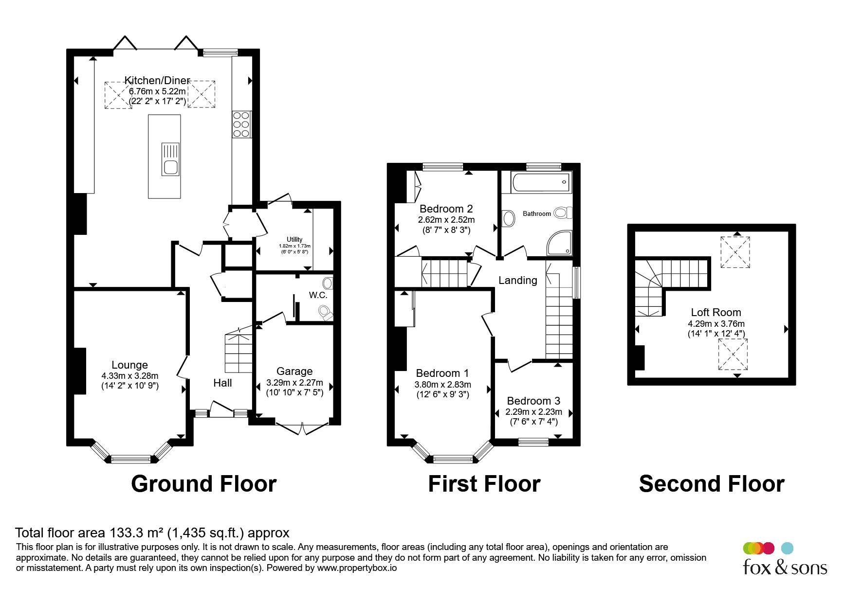 59, Bury Crescent, Gosport floorplan