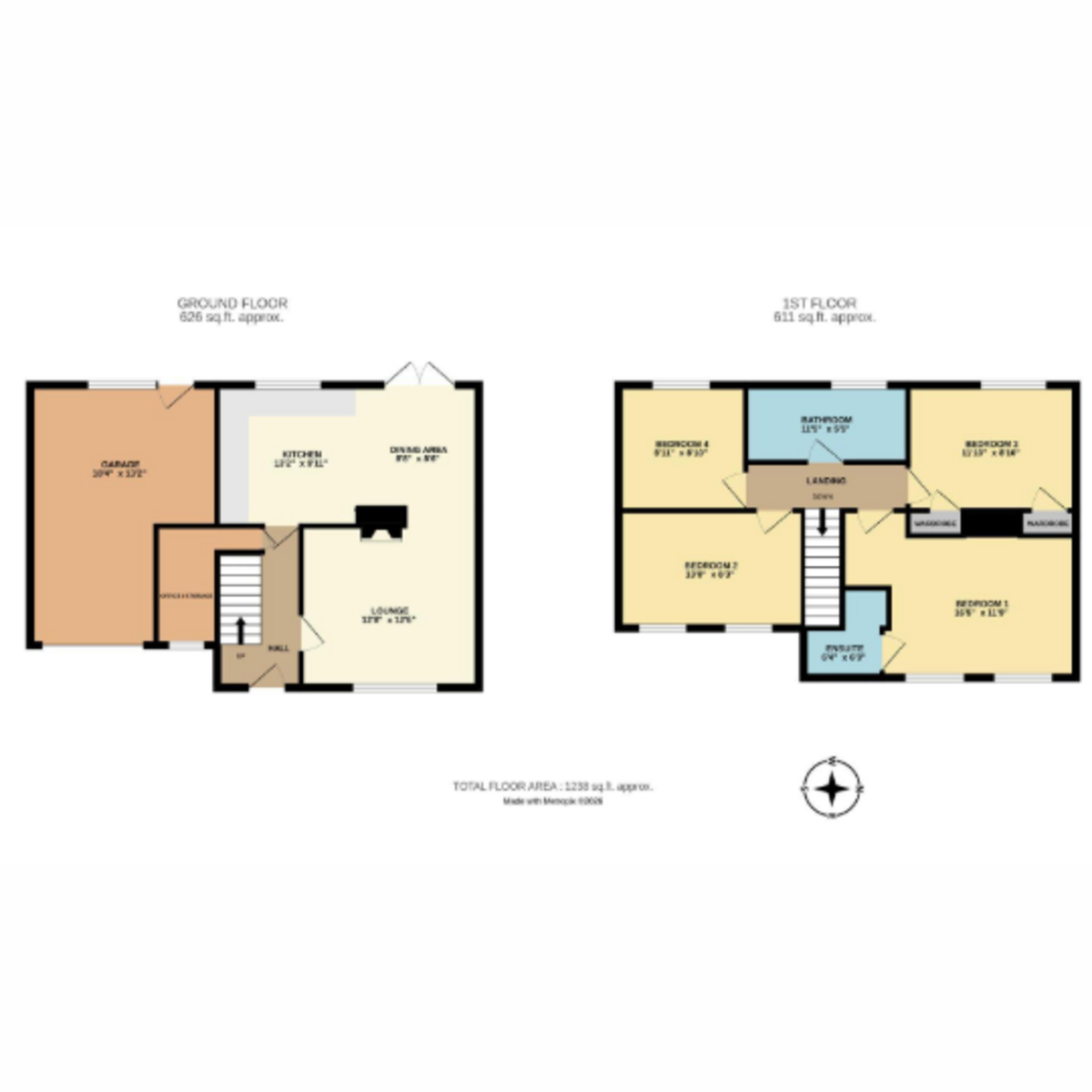 9, Harridge Close, Leigh-on-sea floorplan