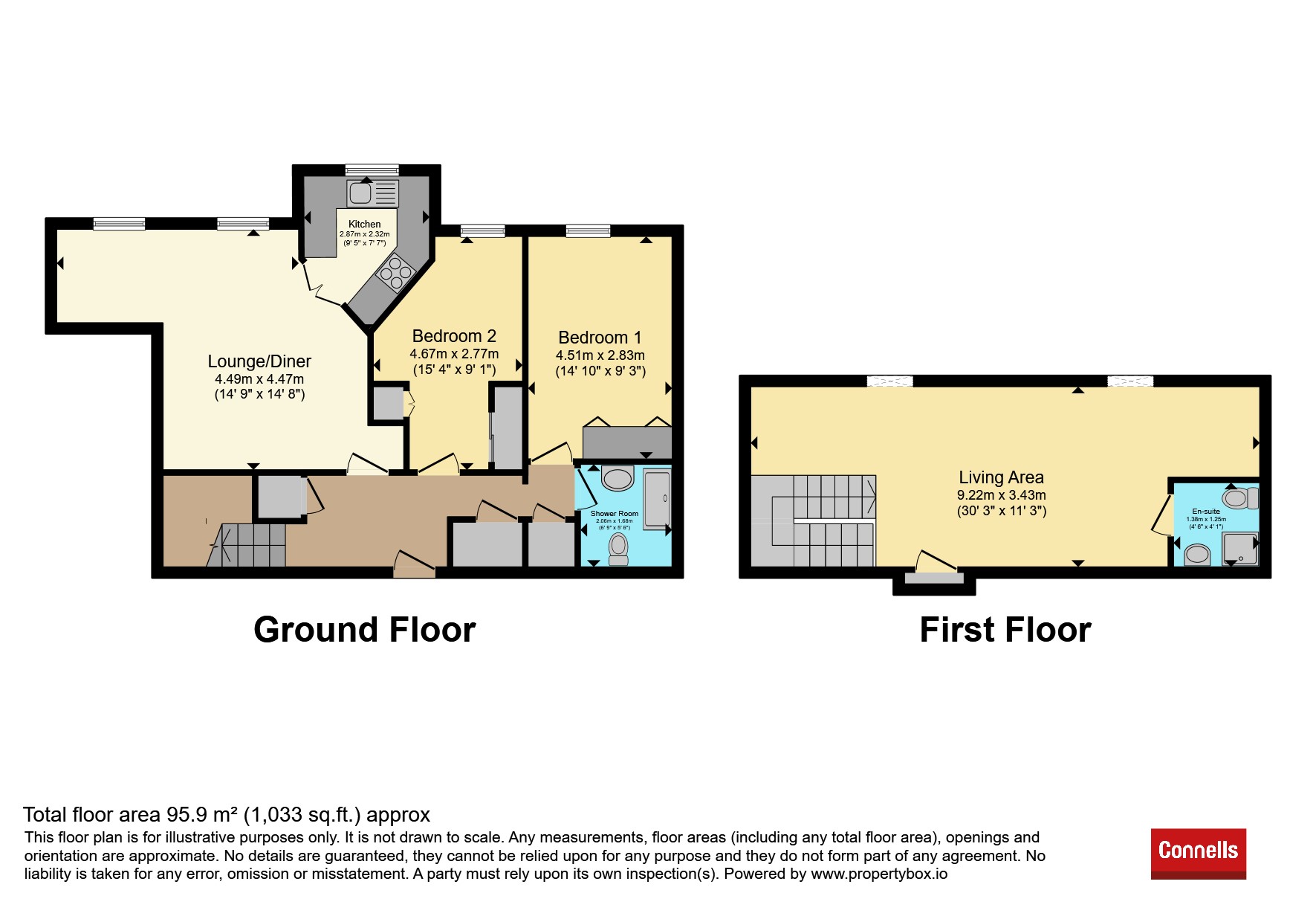 Flat 54, Alexandria Court, Glenmoor Road, Ferndown floorplan