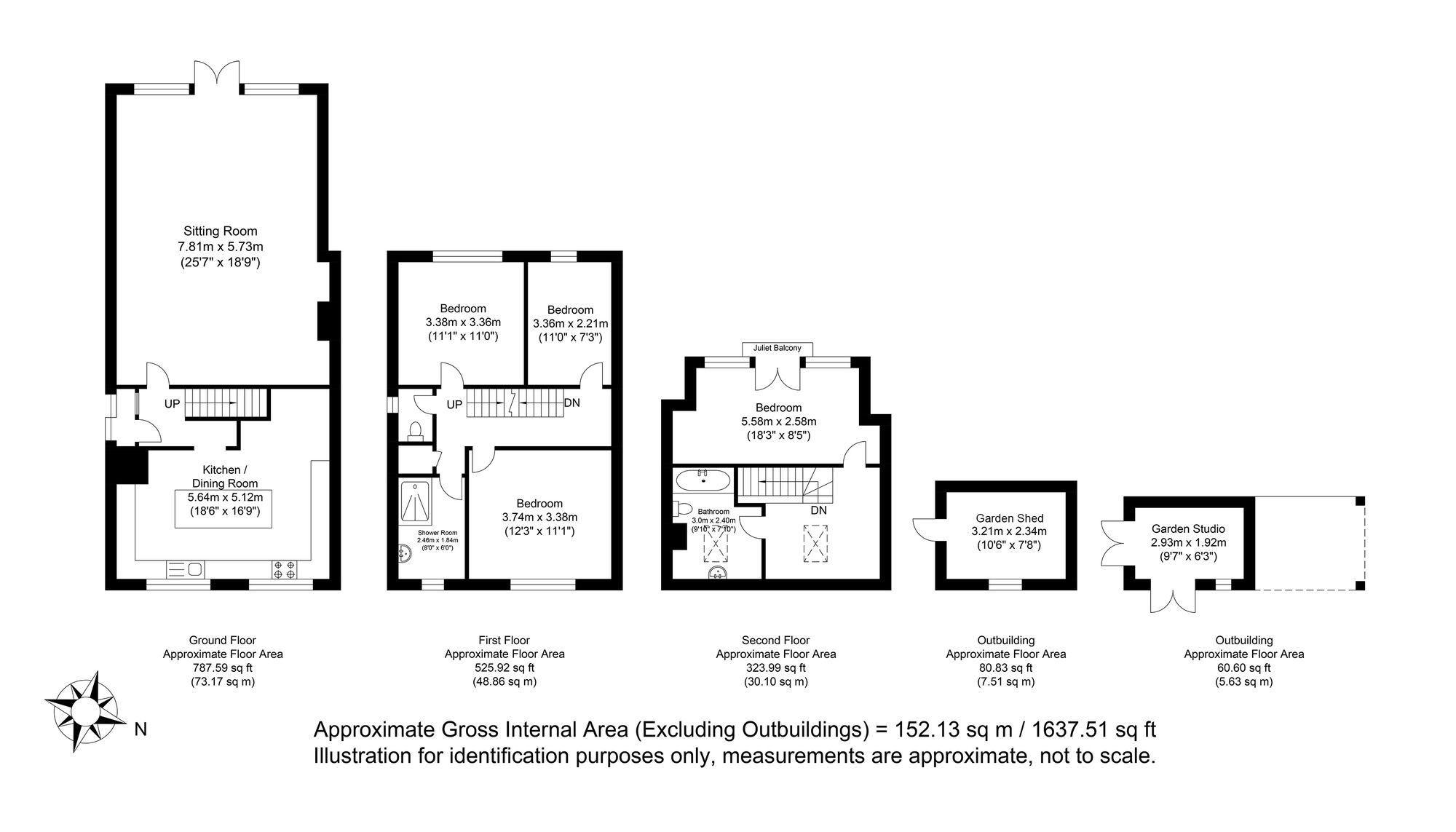Rushy View Harrisons Lane, Lewes floorplan