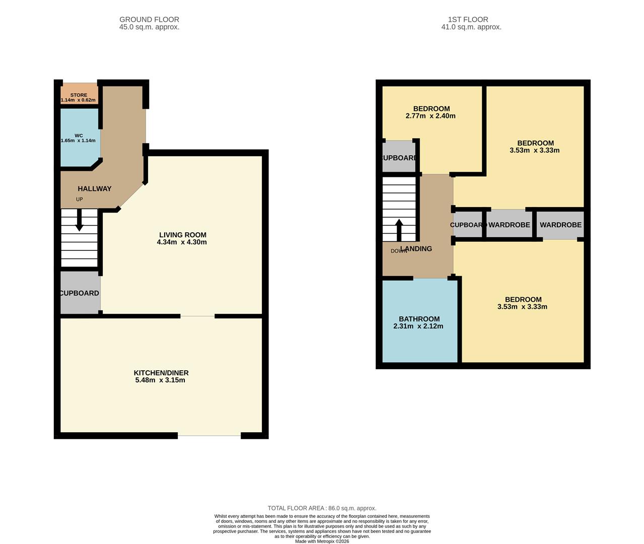 31, Blyth Street, Dundee floorplan