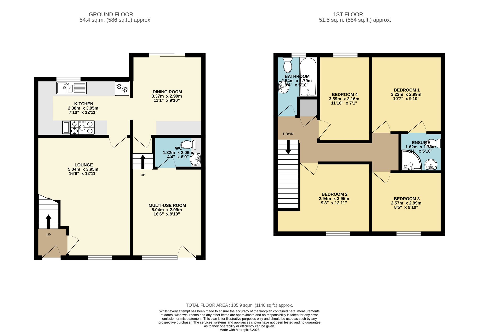 35 Dale View Road, Chesterfield floorplan
