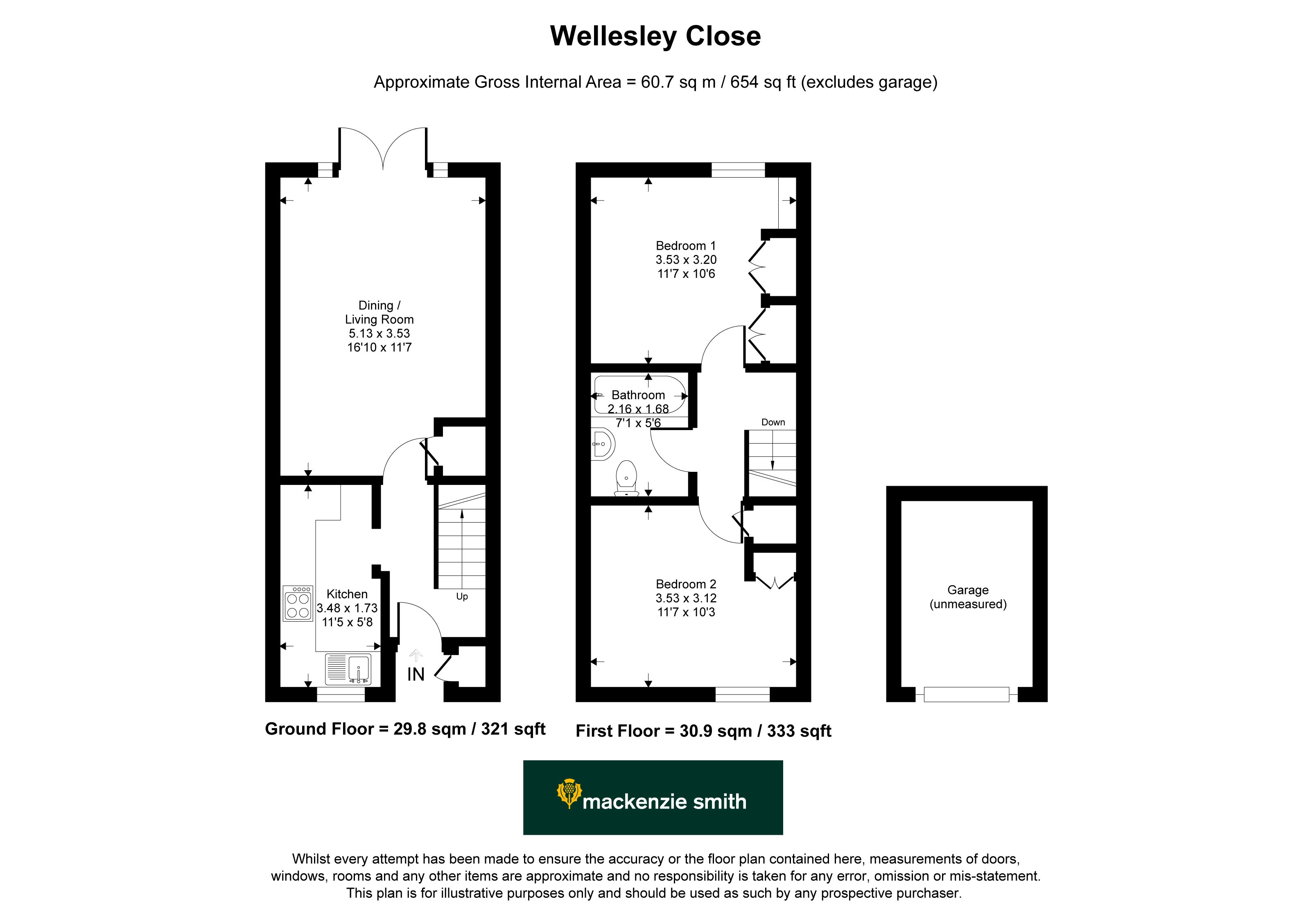 47, Wellesley Close, Guildford floorplan