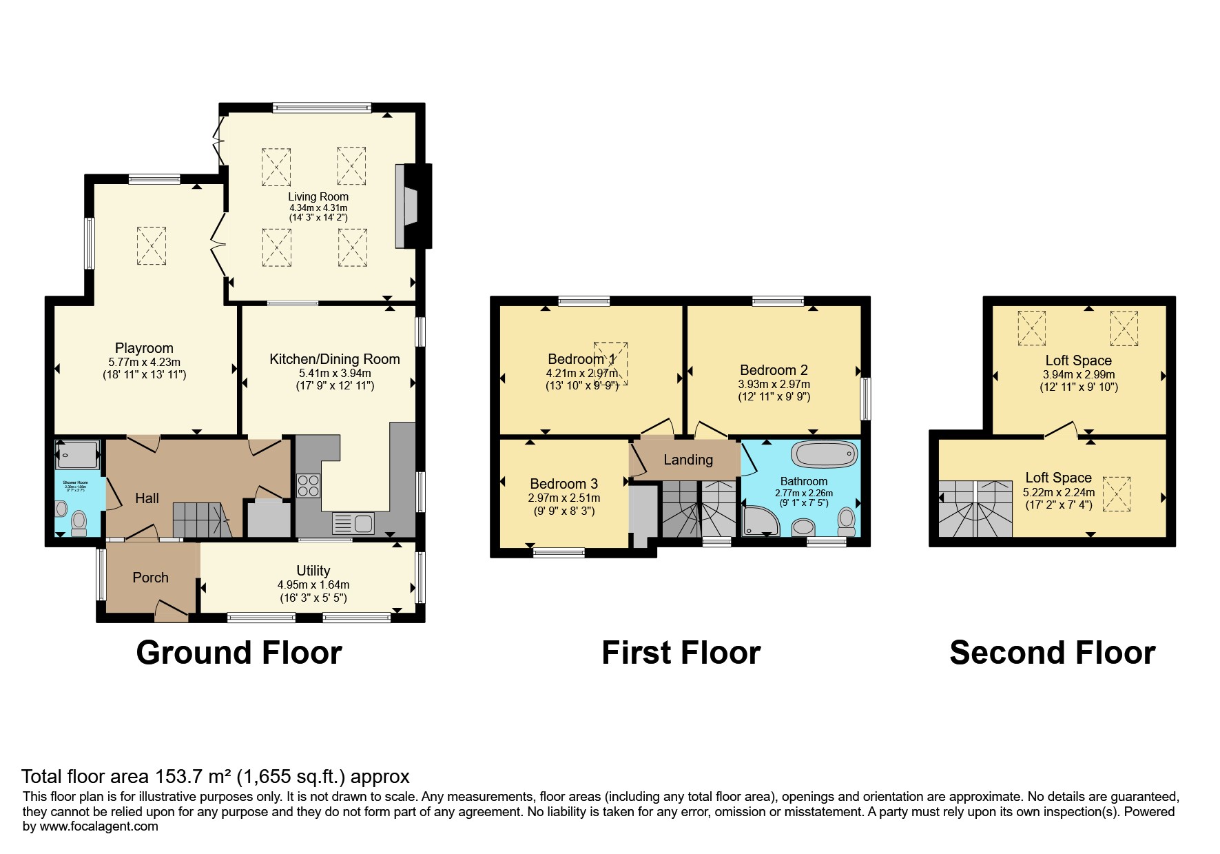 Fryston Lane, Knottingley floorplan