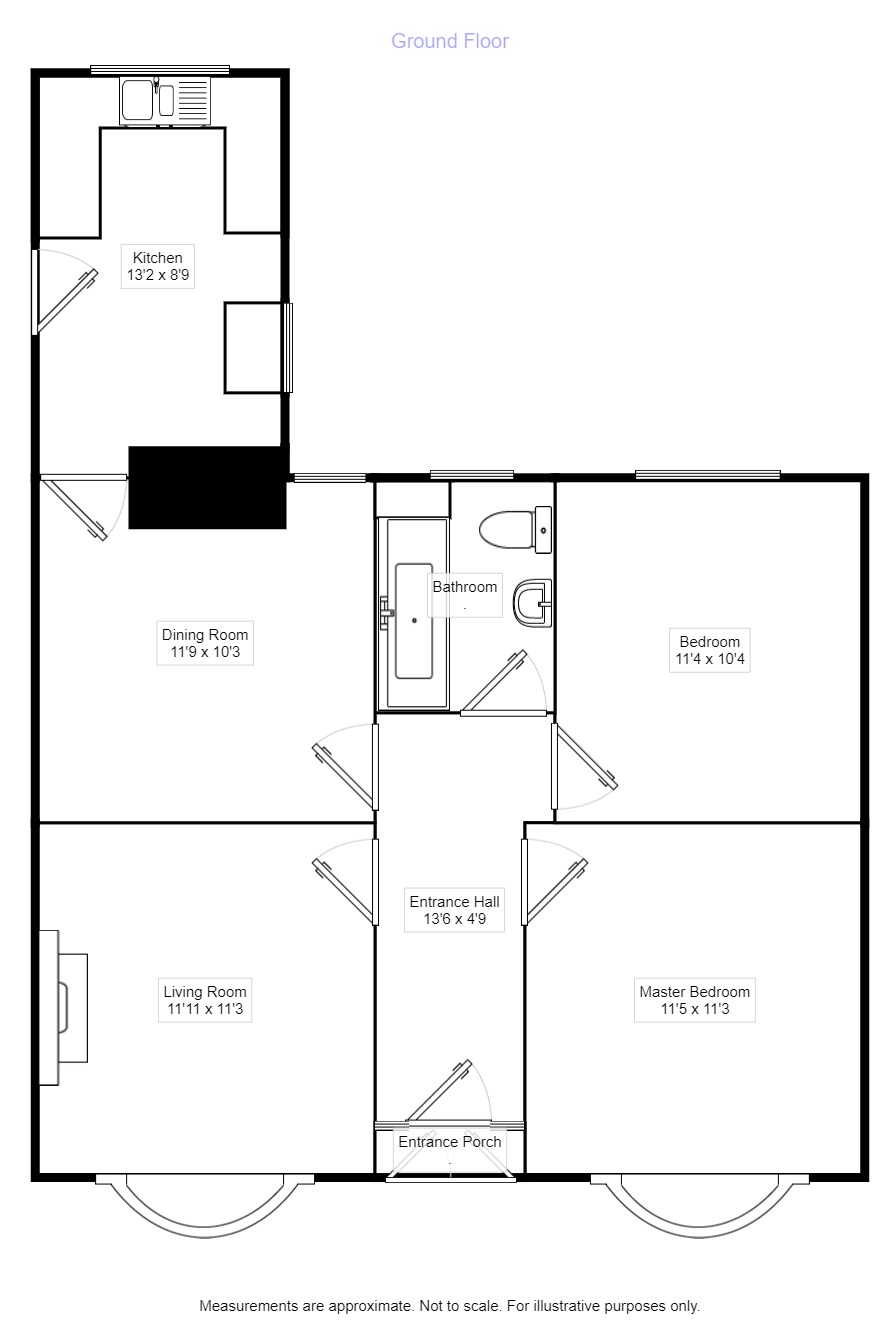 2 bed semidetached house for sale in Elstow Road, Bedford