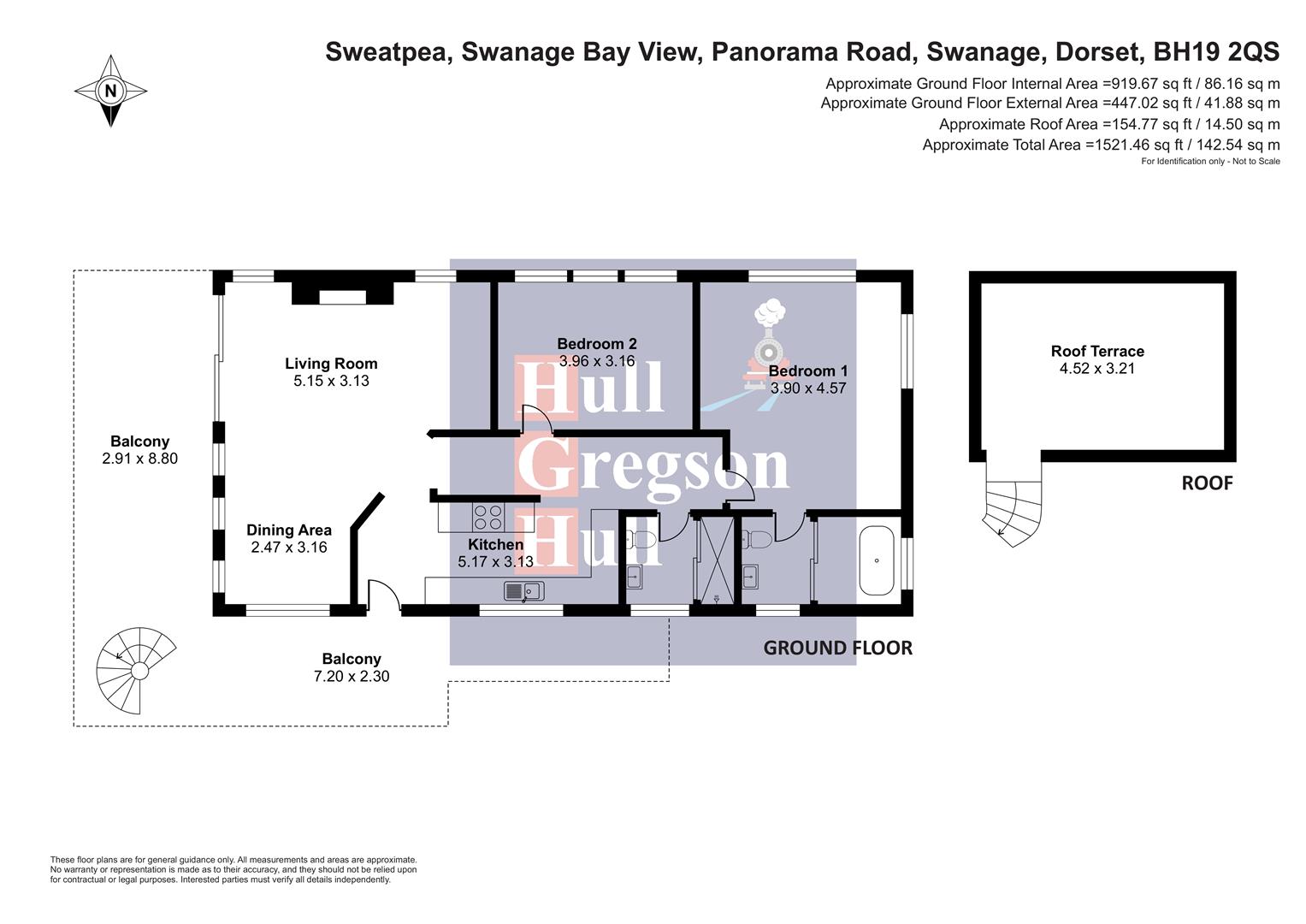 290a The Spinney, Swanage Bay View, Swanage floorplan