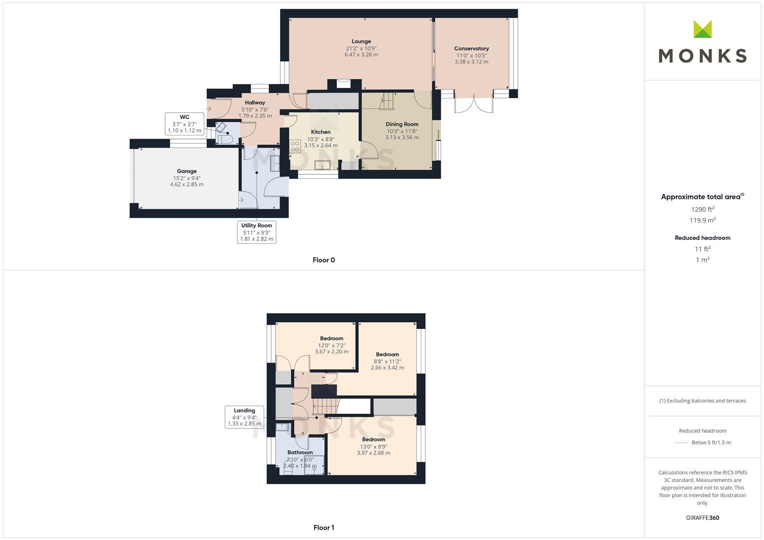 47, The Oval, Shrewsbury floorplan