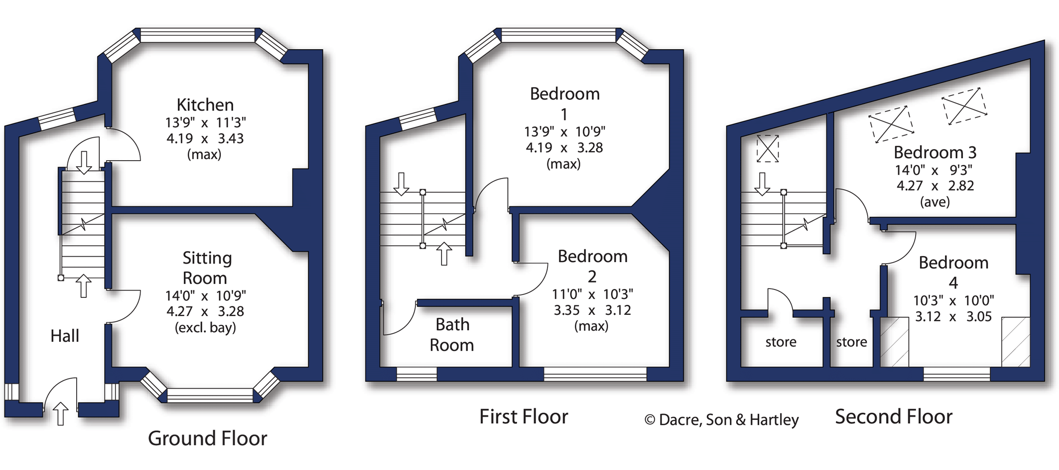 314, Skipton Road, Keighley floorplan