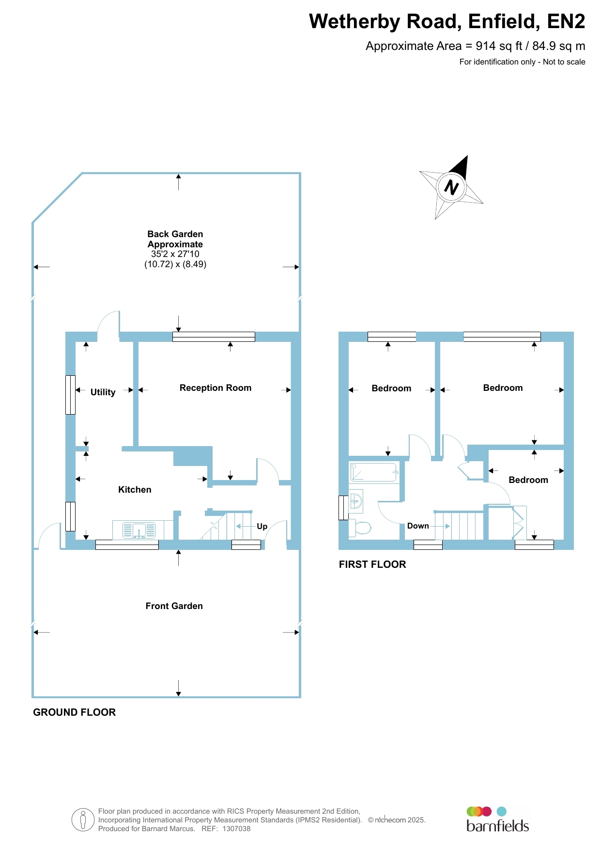 104, Wetherby Road, Enfield floorplan