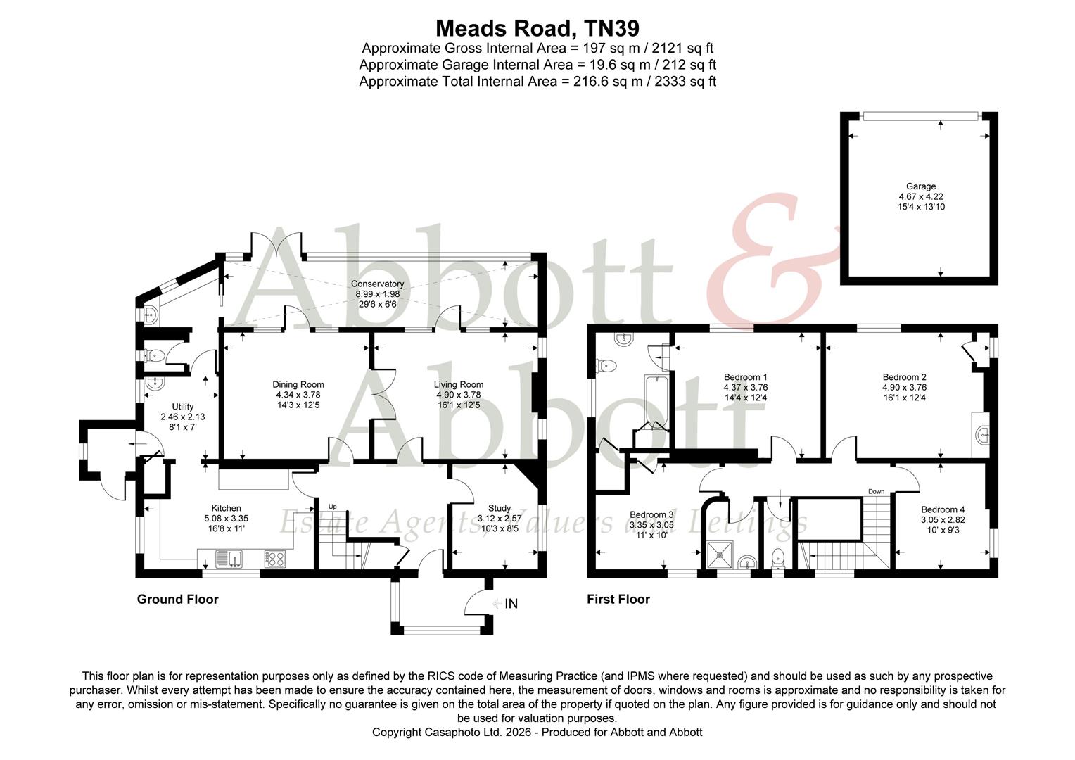 1, Meads Road, Bexhill-On-Sea floorplan