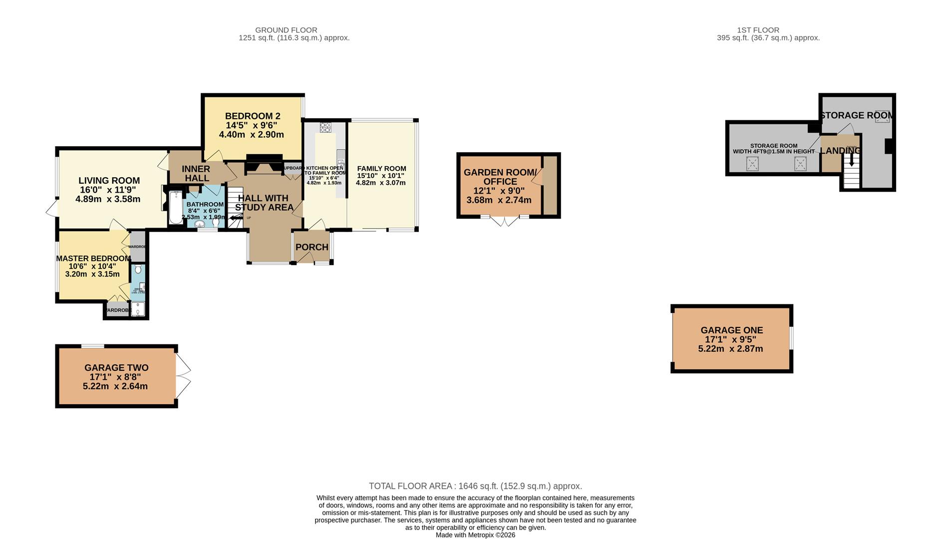 Myrwyn, Perranporth floorplan