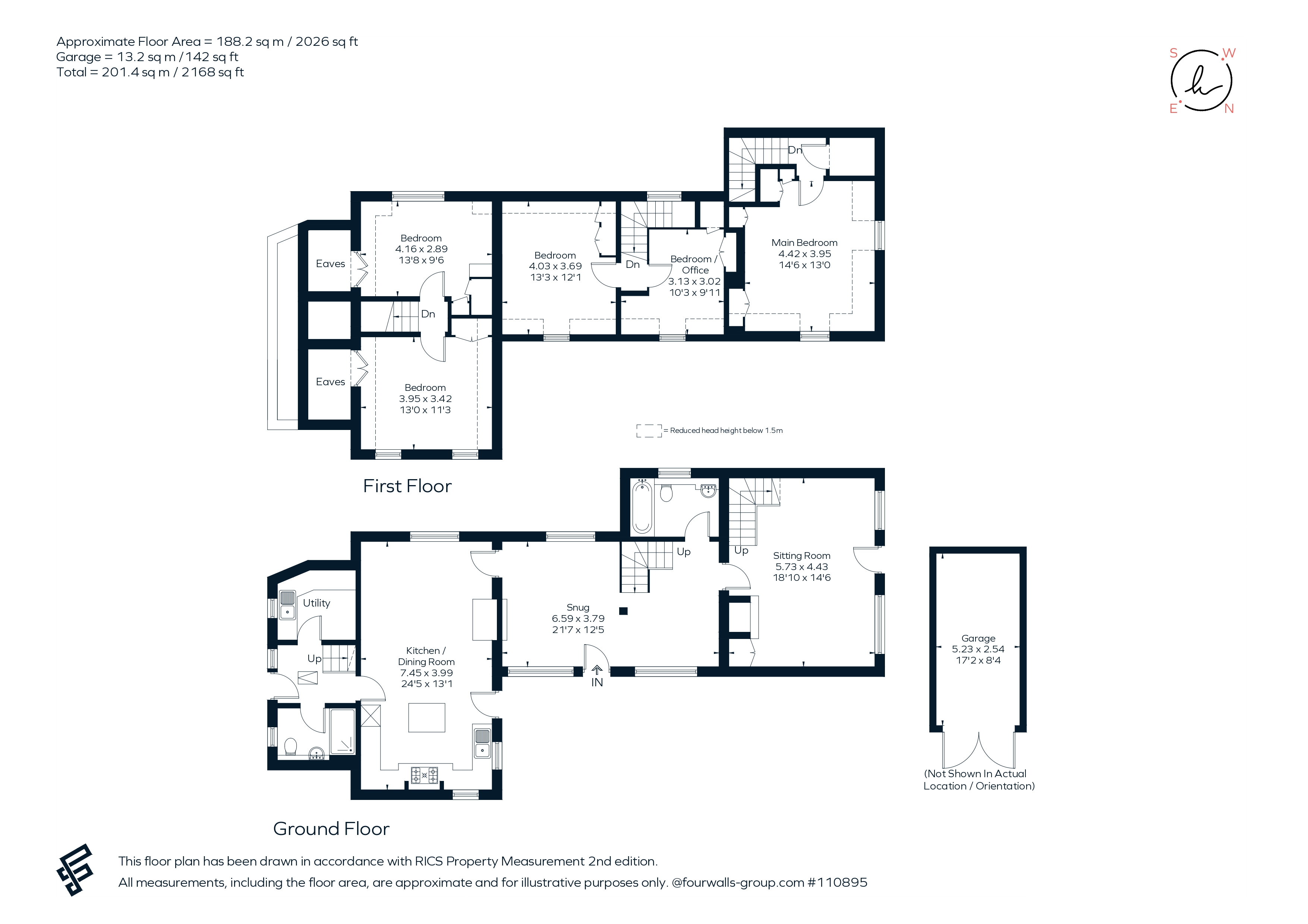 Pond Cottage, Wilton, Marlborough floorplan