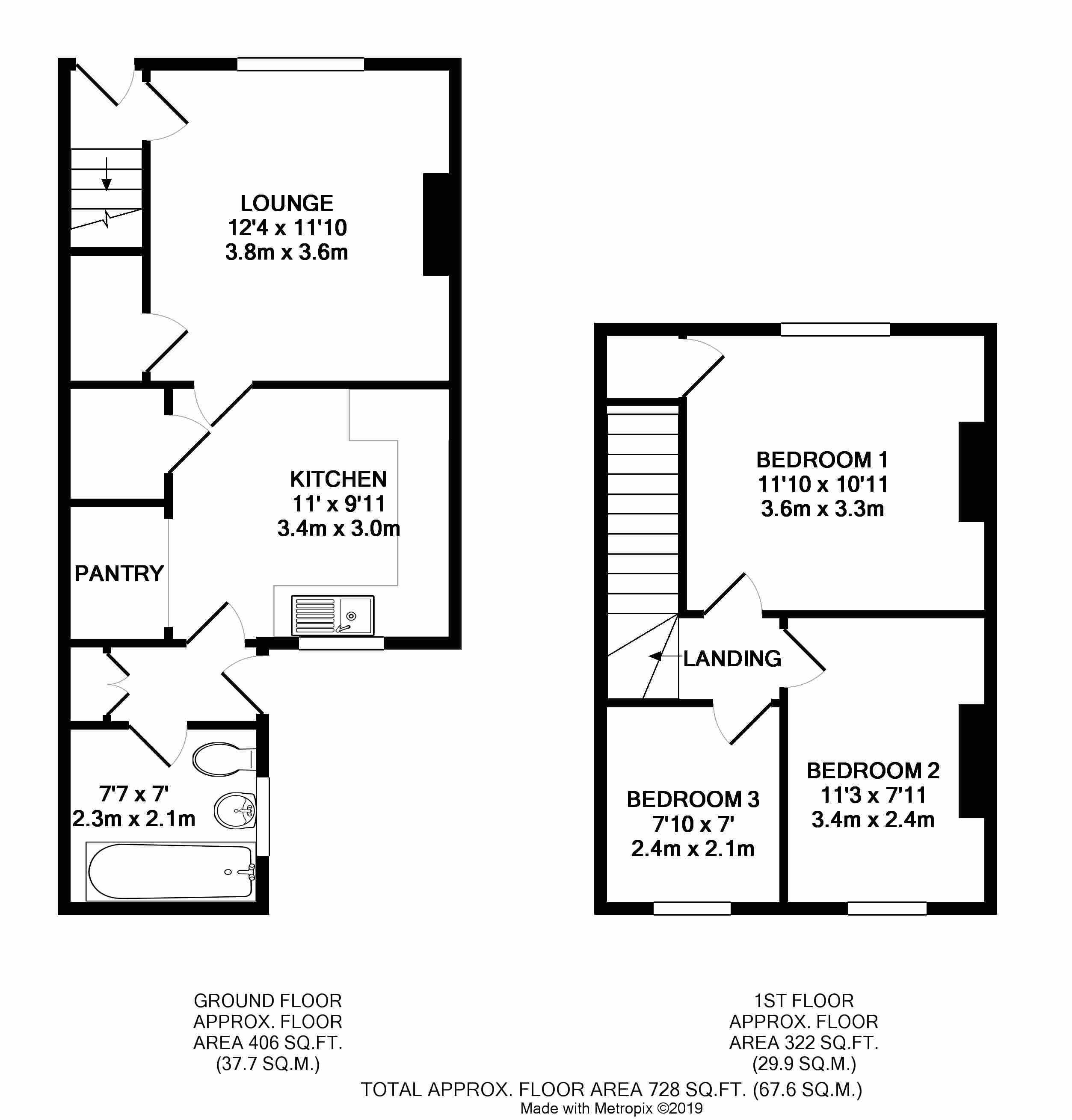 3 Bedrooms Terraced house for sale in Gloucester Road, Littlehampton BN17