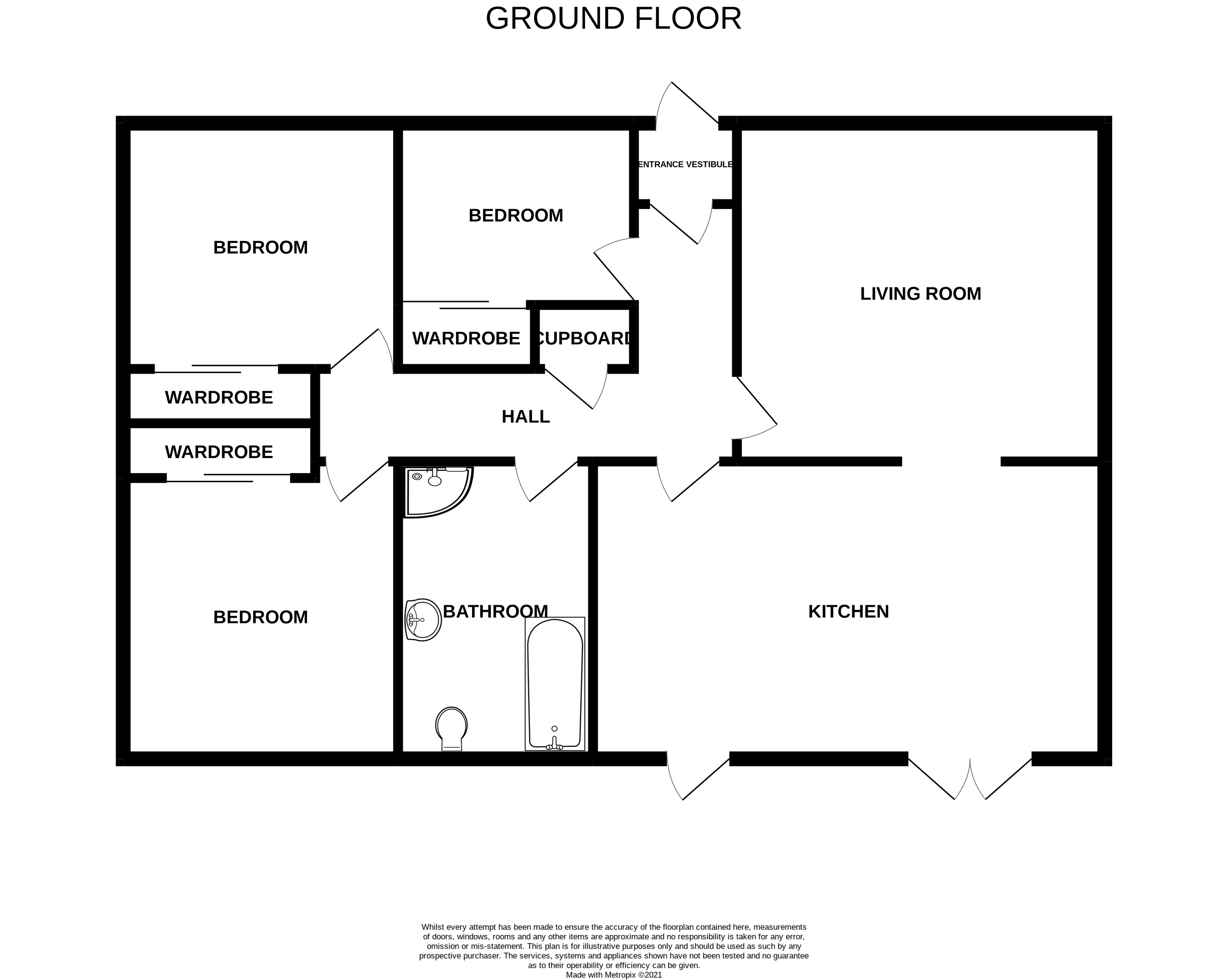 Sunnyside, Culloden Moor, Inverness IV2, 3 bedroom detached bungalow