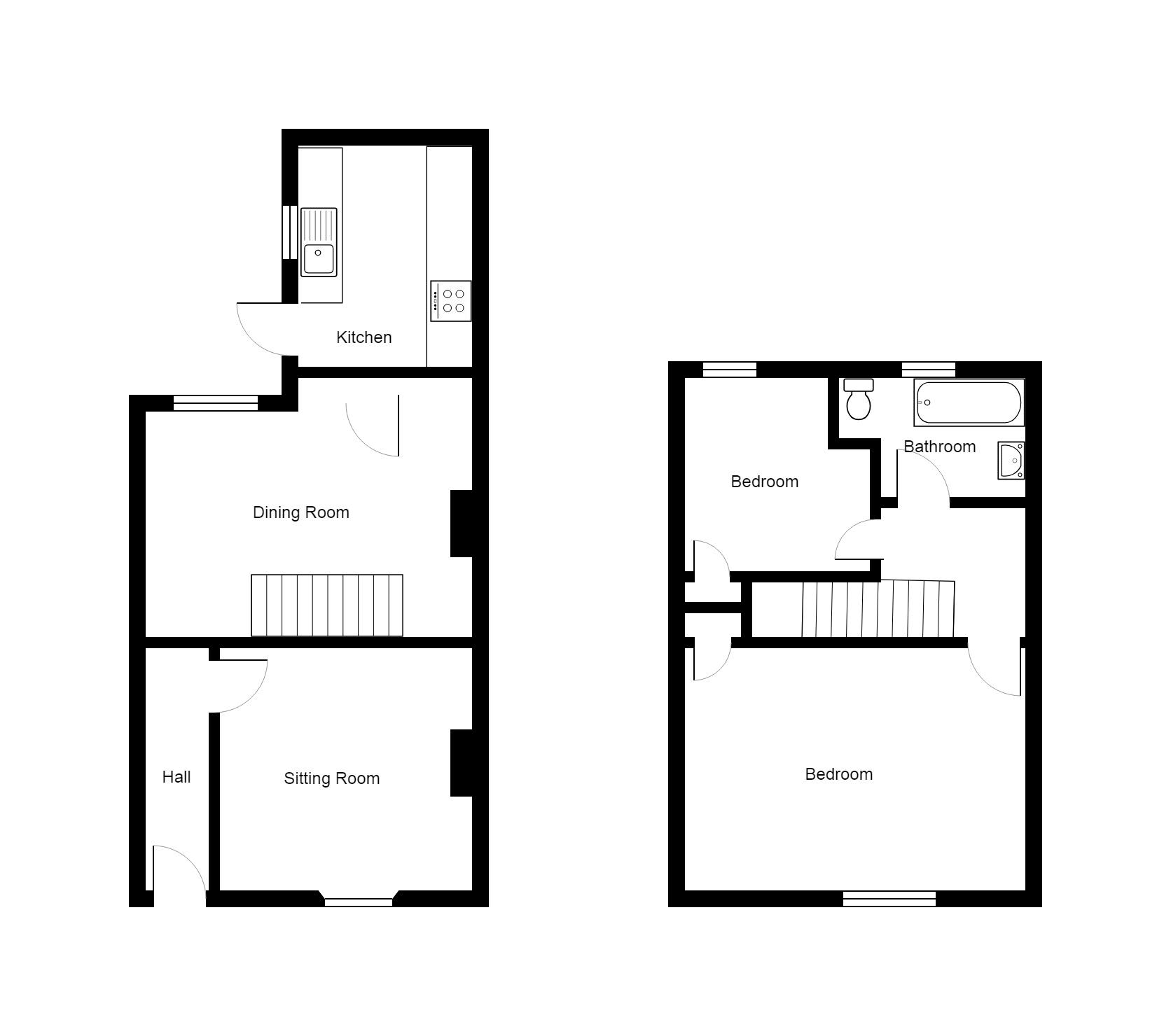 2 Bedrooms Terraced house to rent in Baltic Road, Tonbridge TN9