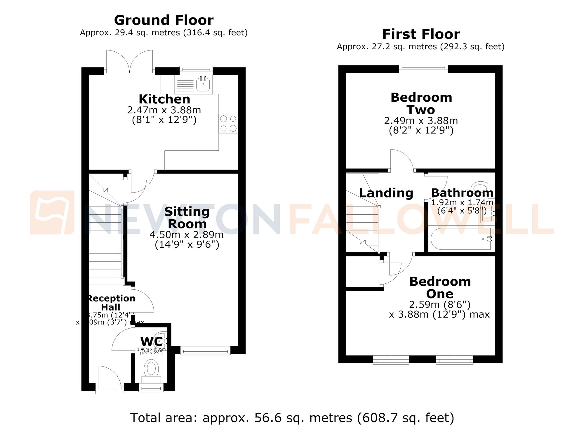 47 Black Hereford Way, Retford floorplan