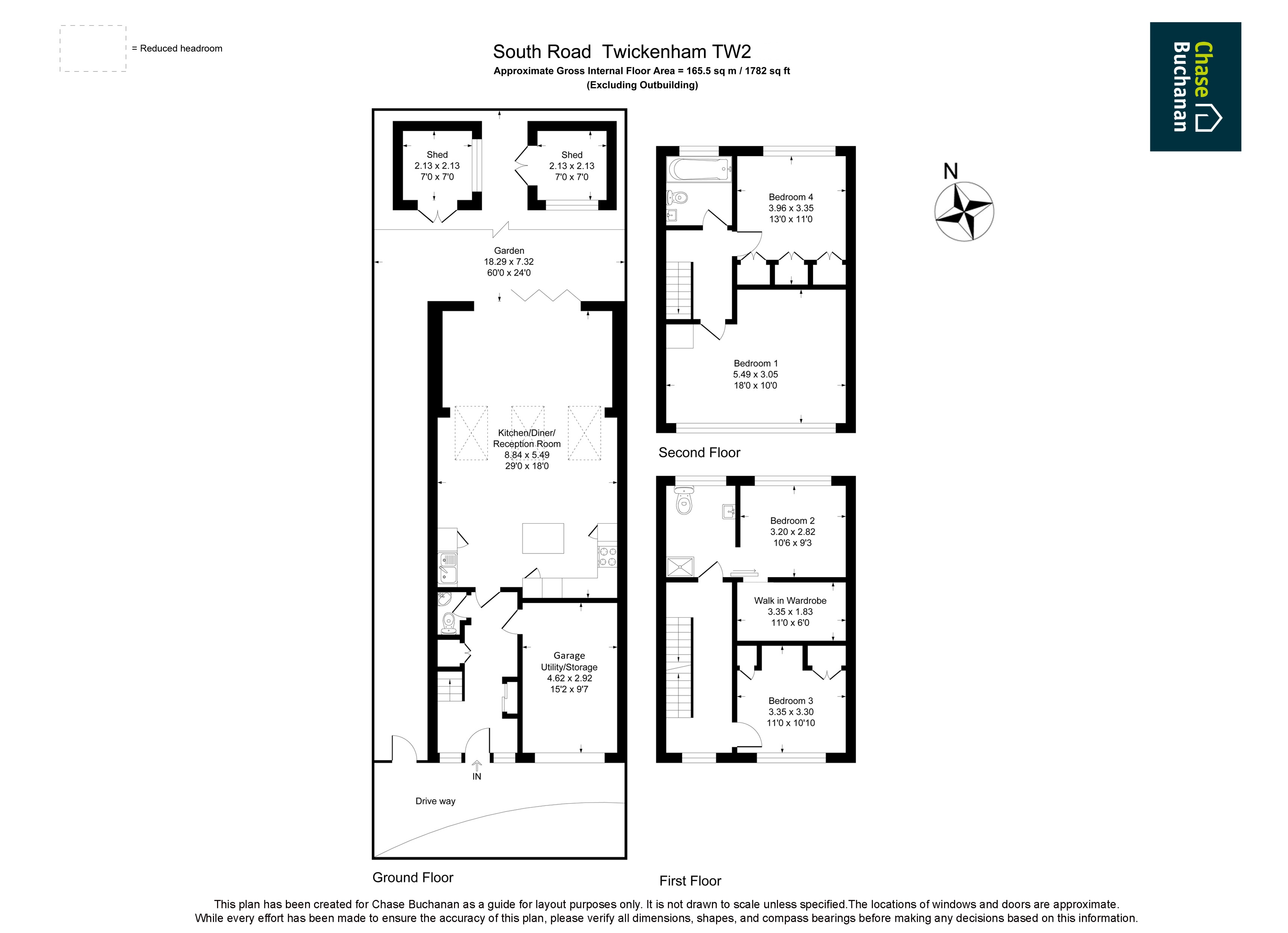 7, South Road, Twickenham floorplan