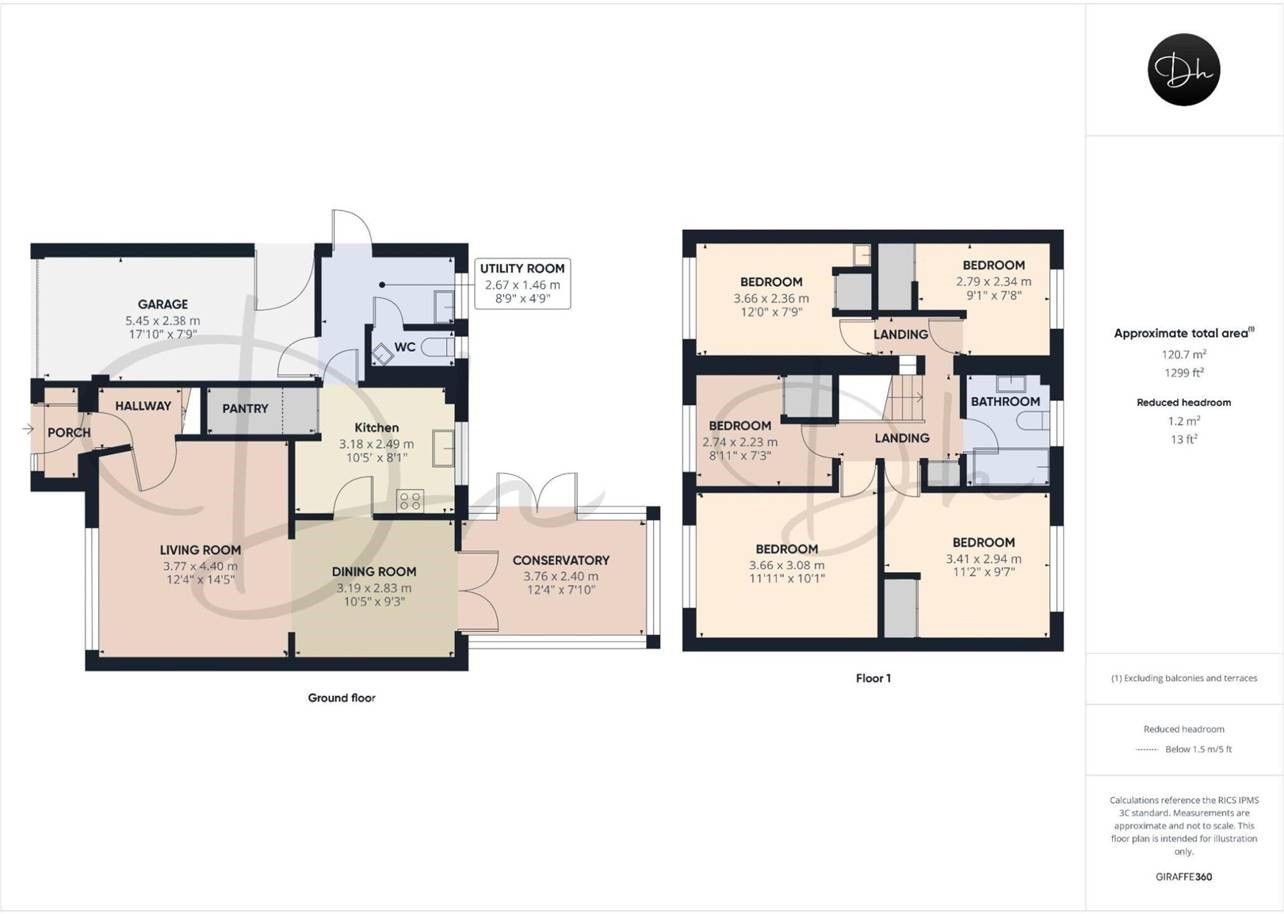 76, Longmead Road, Paignton floorplan
