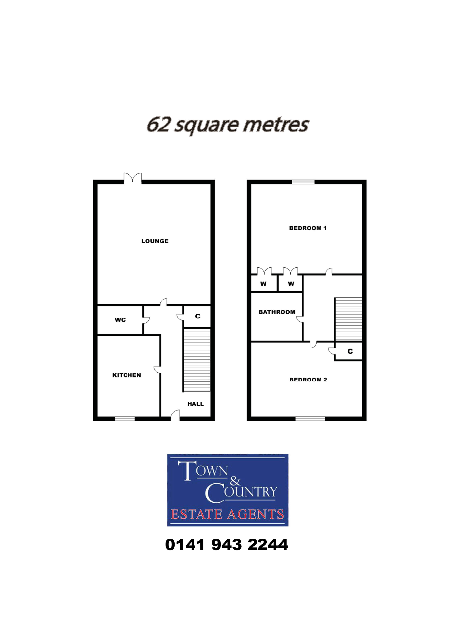 2 Bedrooms Terraced house for sale in Andrew Avenue, Renfrew PA4