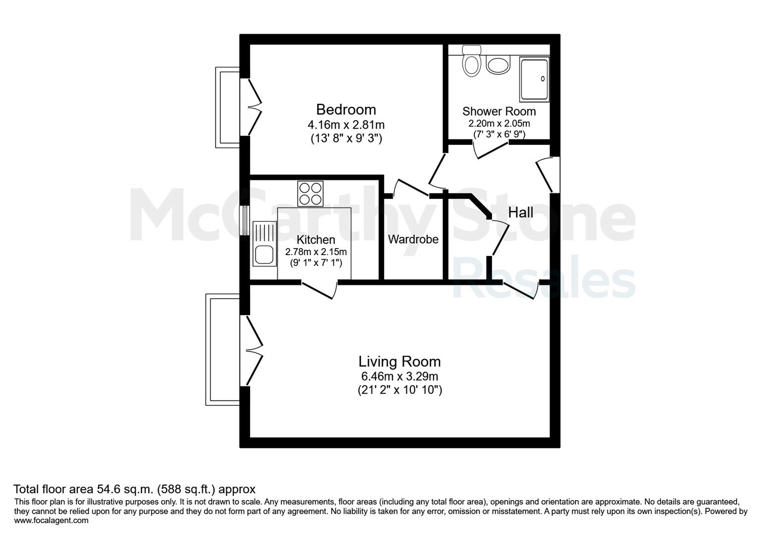 4 The Fairways, 823 Clarkston Road, Glasgow floorplan