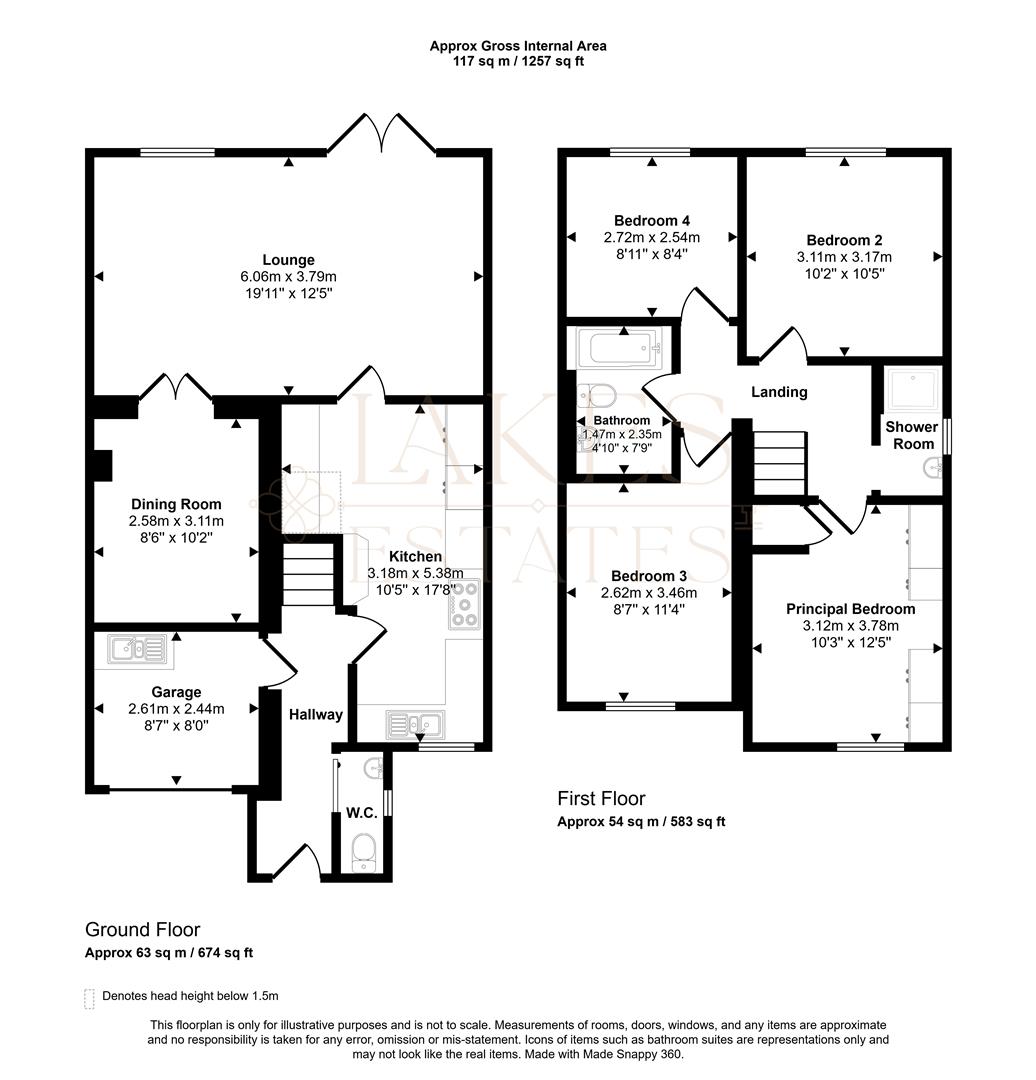 4, Haweswater Close, Penrith floorplan
