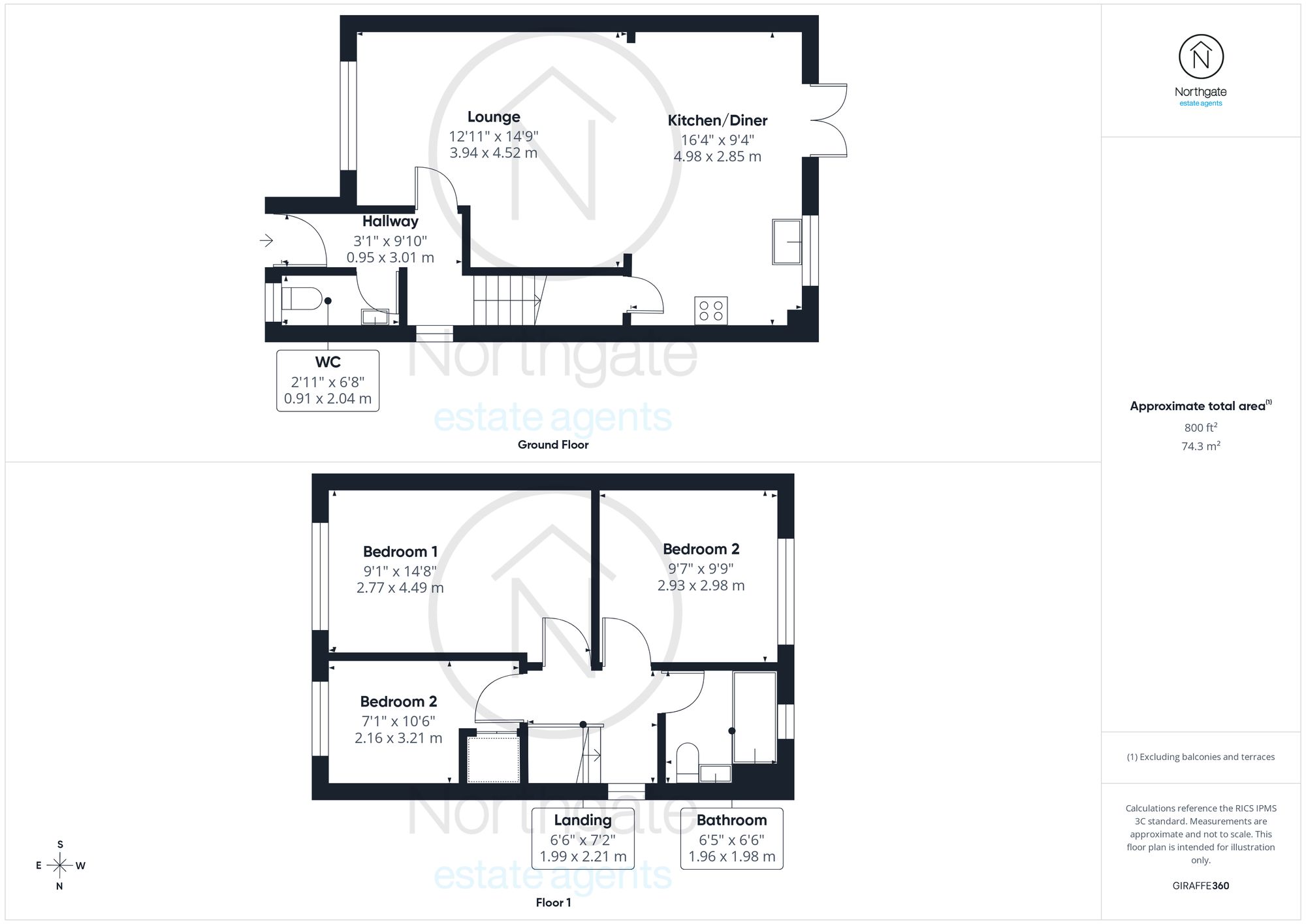23 Sheraton Close, Newton Aycliffe floorplan