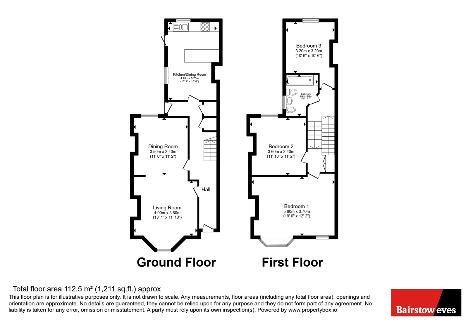 Parma Crescent, London floorplan