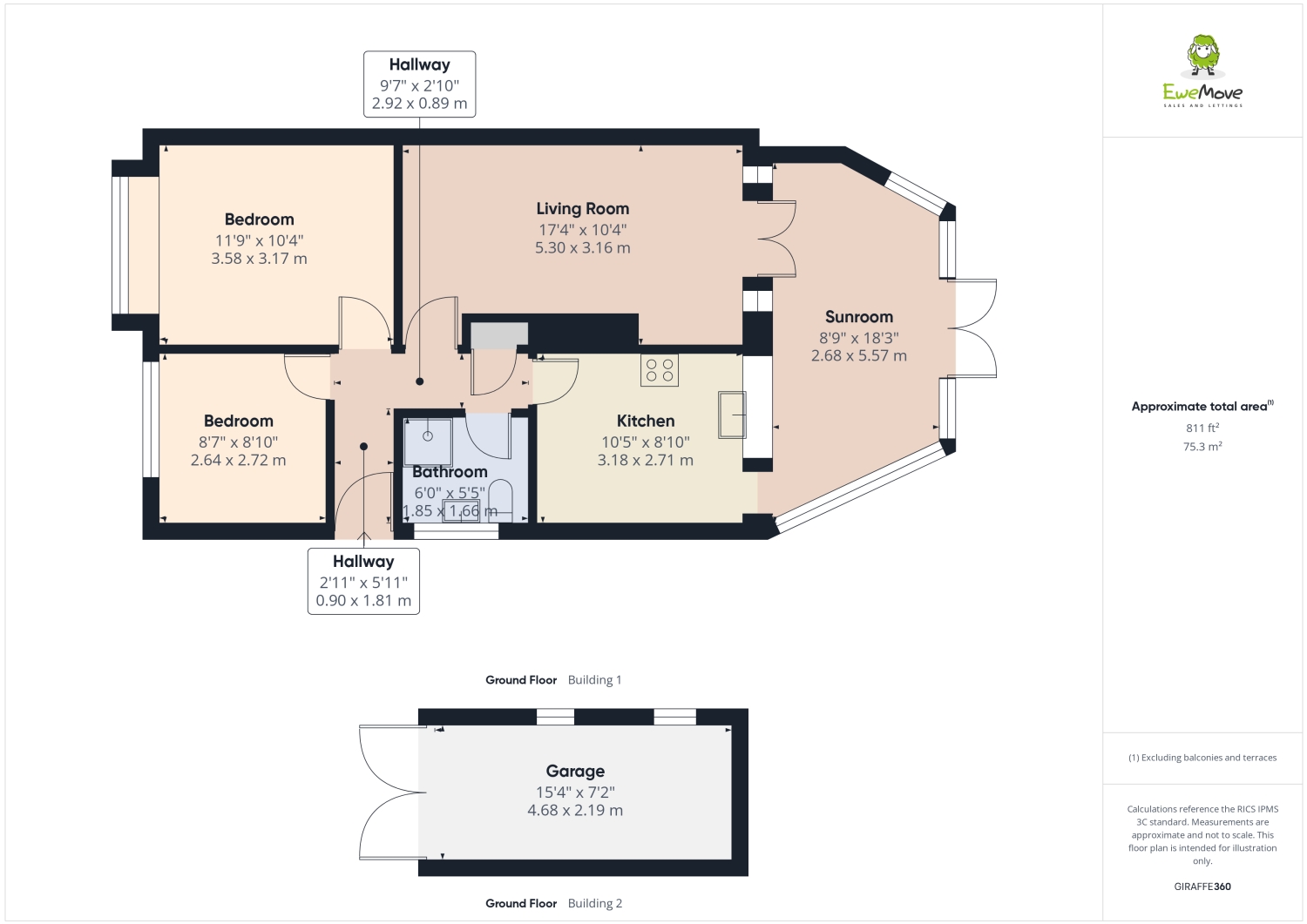 72, Stock Lane, Nantwich floorplan