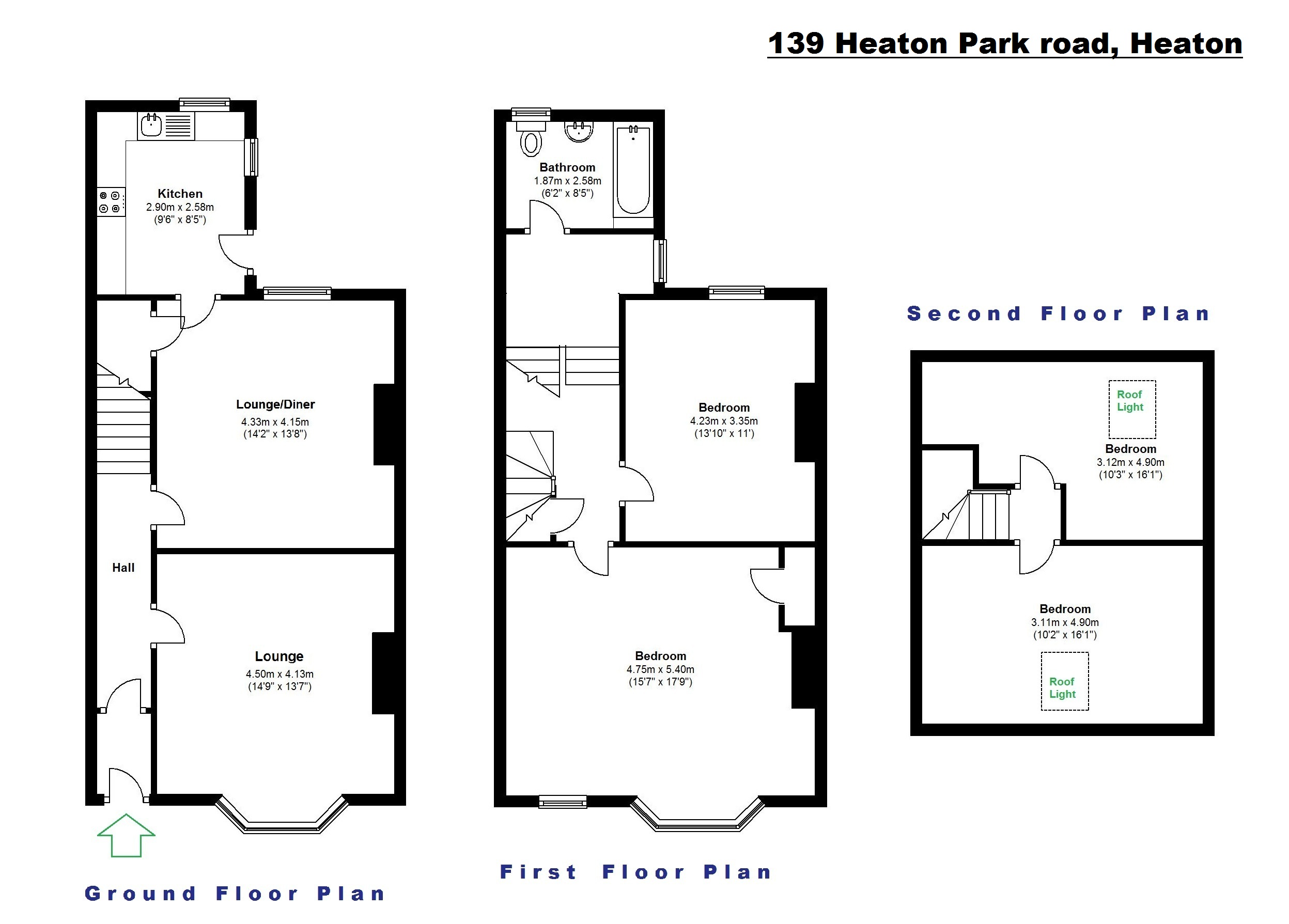 139, Heaton Park Road, Newcastle-Upon-Tyne floorplan